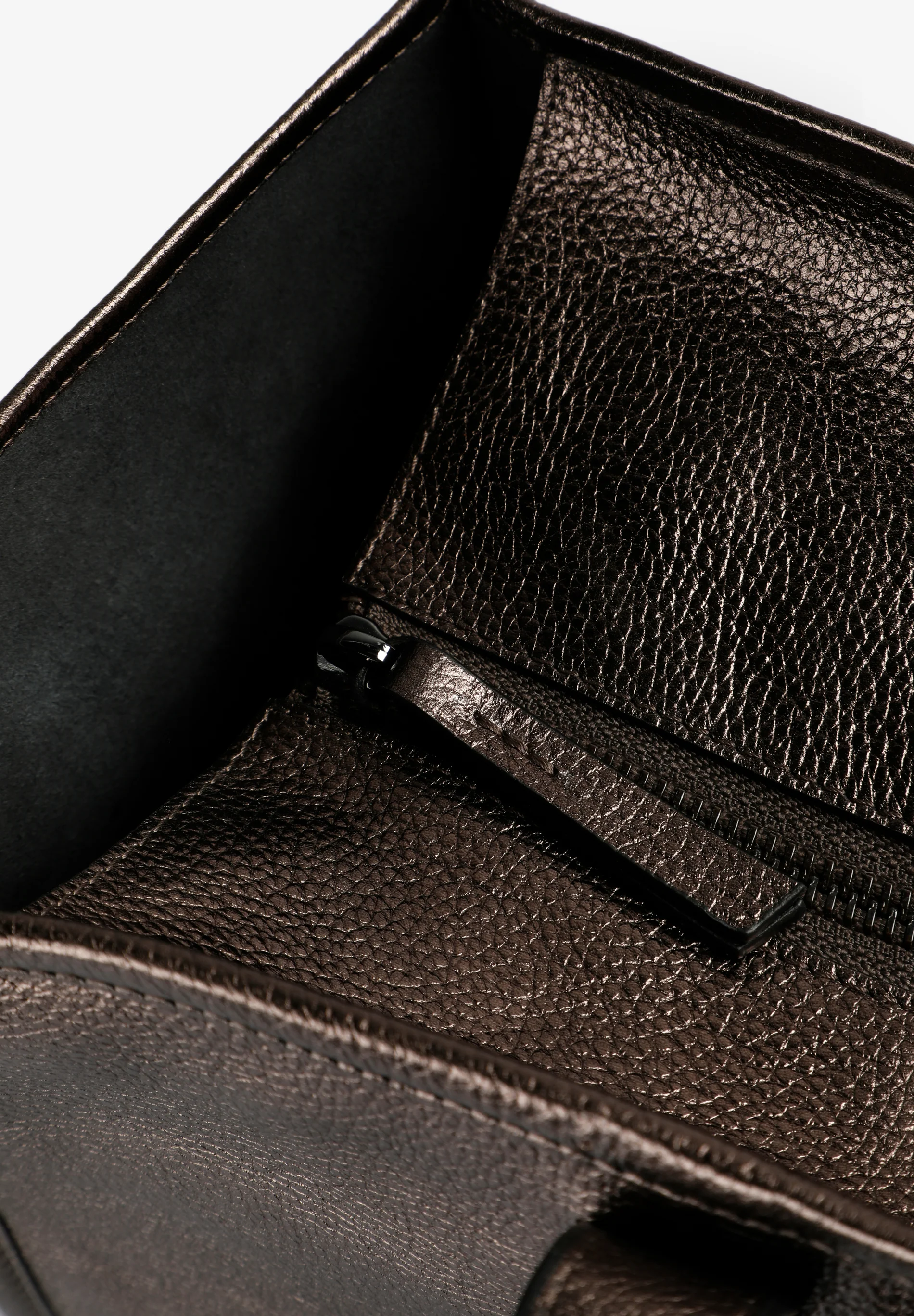 BOLSO SHOPPER PIEL METALIZADO