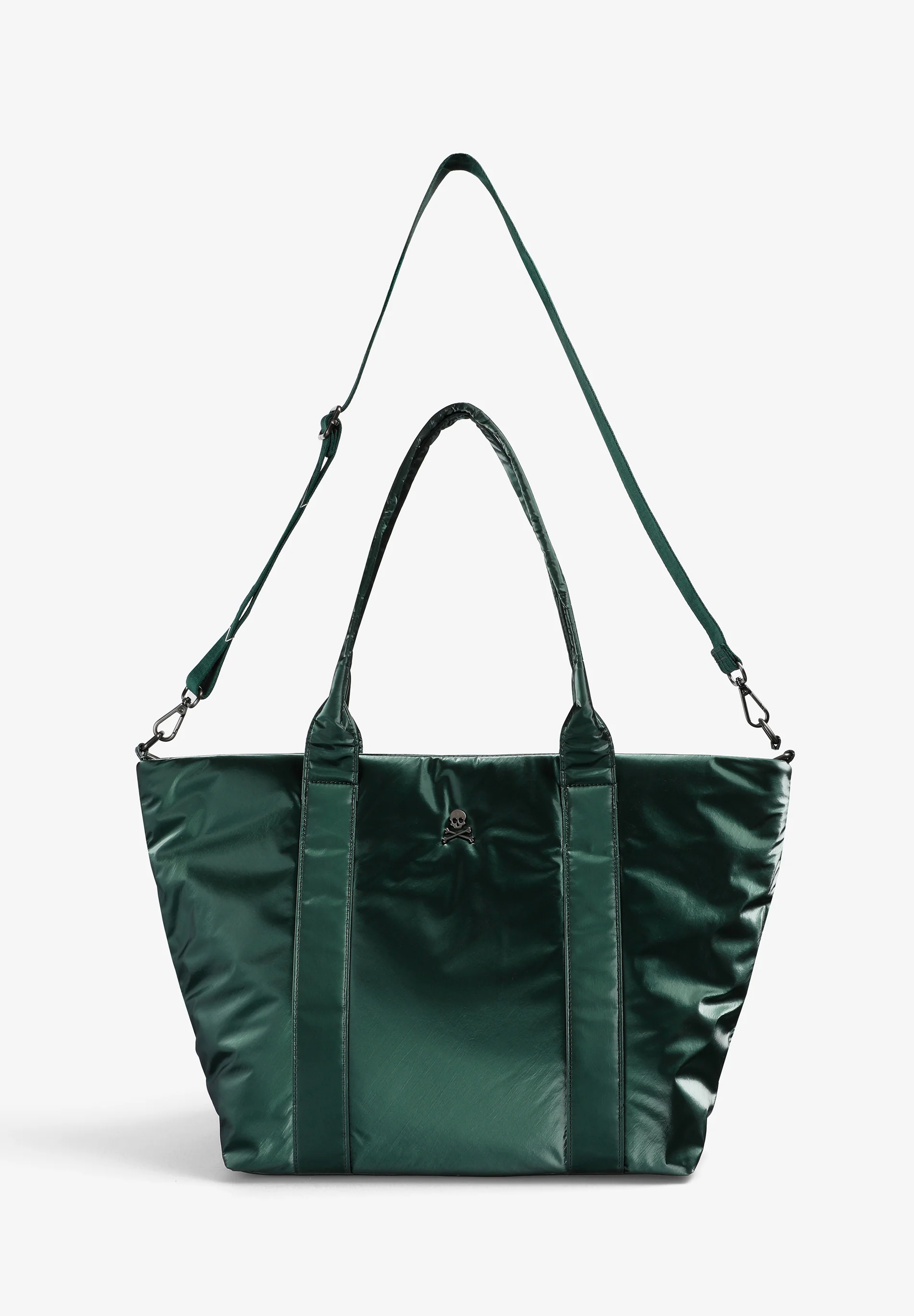 BOLSO SHOPPER METALIZADO CALAVERA