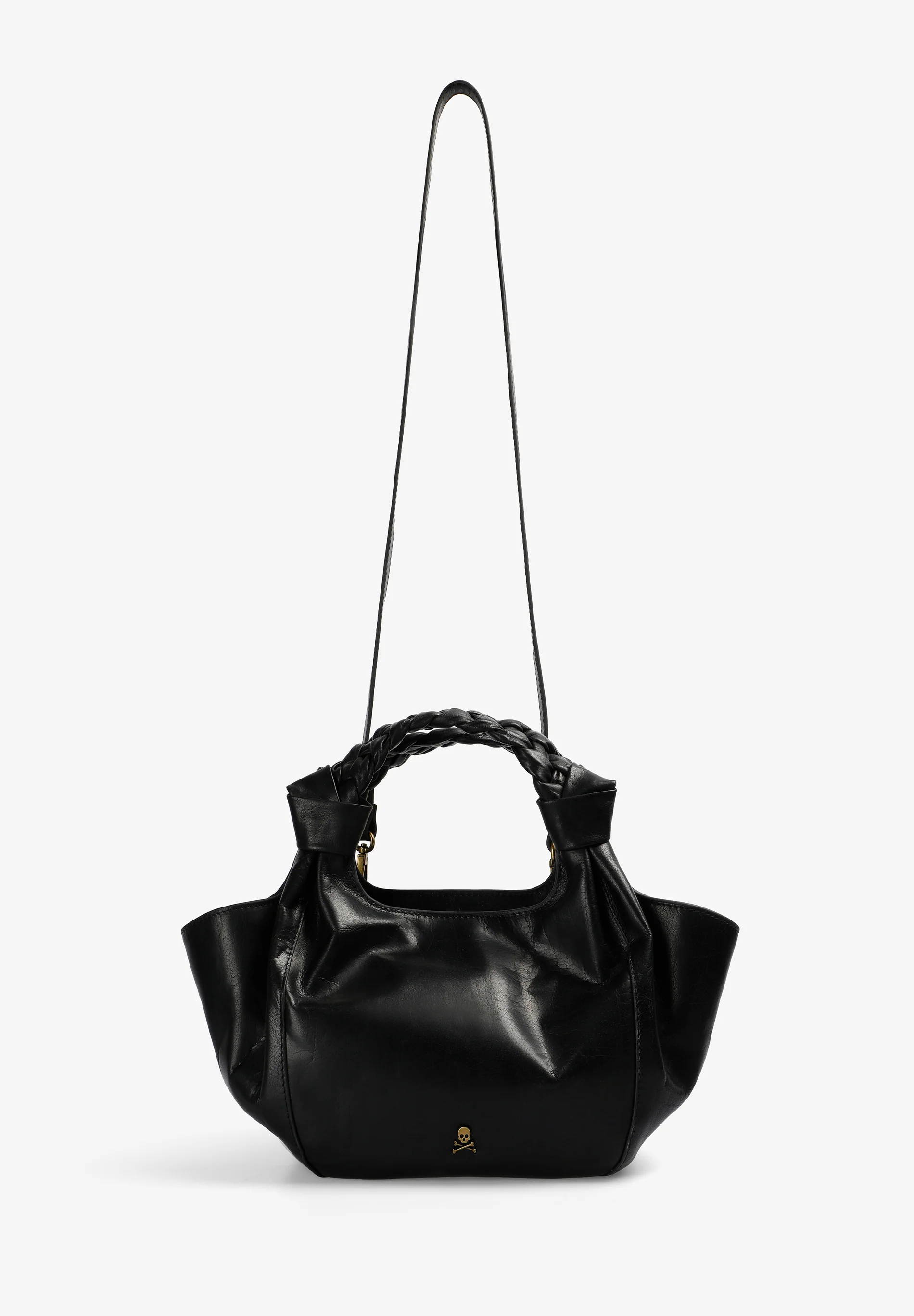 BOLSO MINI PIEL ASA TRENZADA