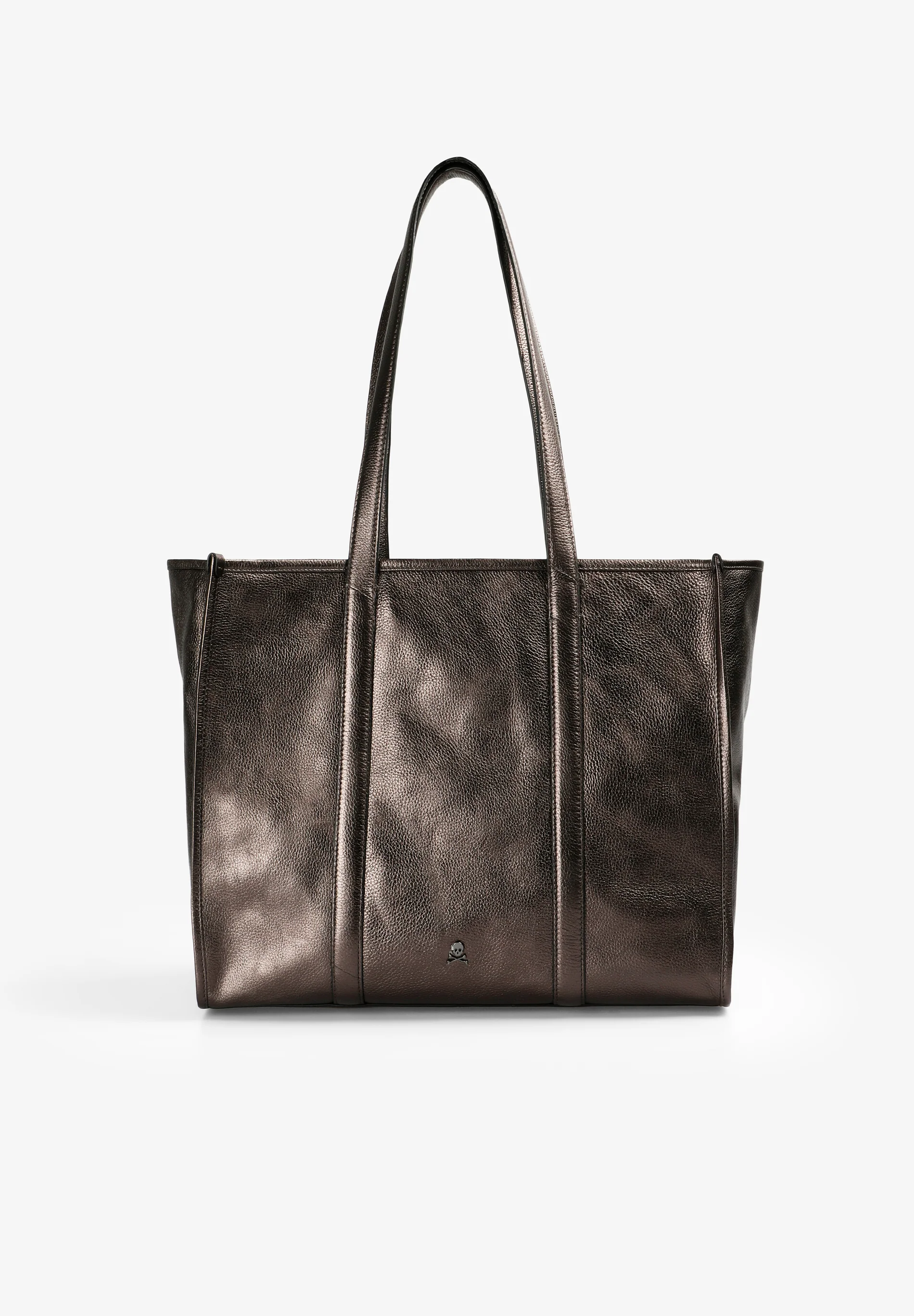 BOLSO SHOPPER PIEL METALIZADO