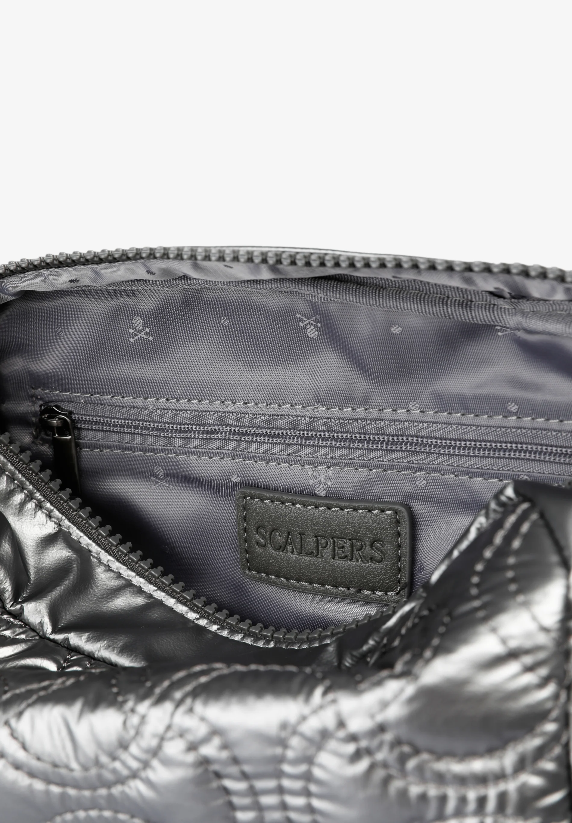 BOLSO BANDOLERA METALIZADO ACOLCHADO