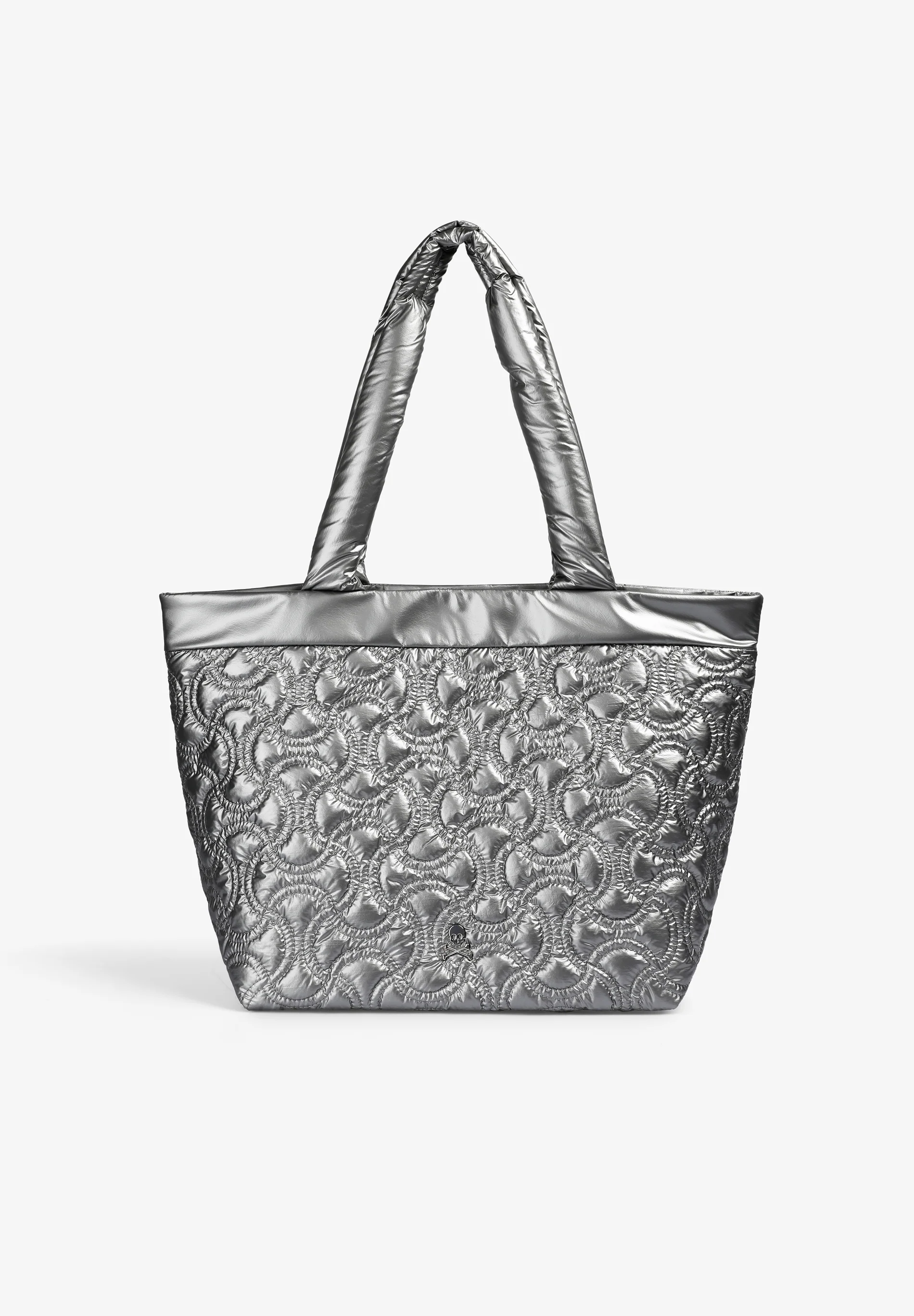 BOLSO SHOPPER ACOLCHADO CALAVERA