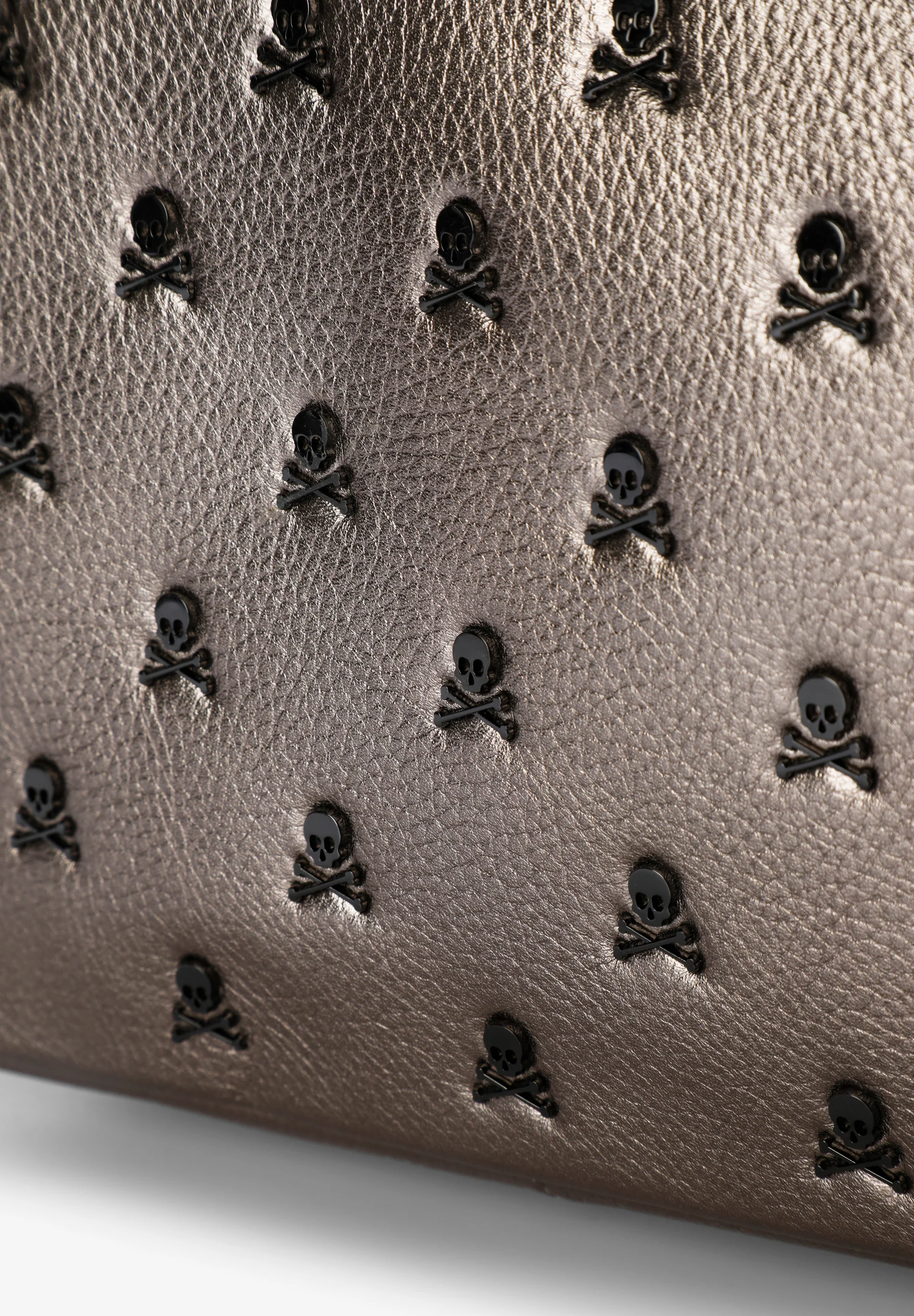 BOLSO PIEL BANDOLERA CALAVERAS ALL OVER