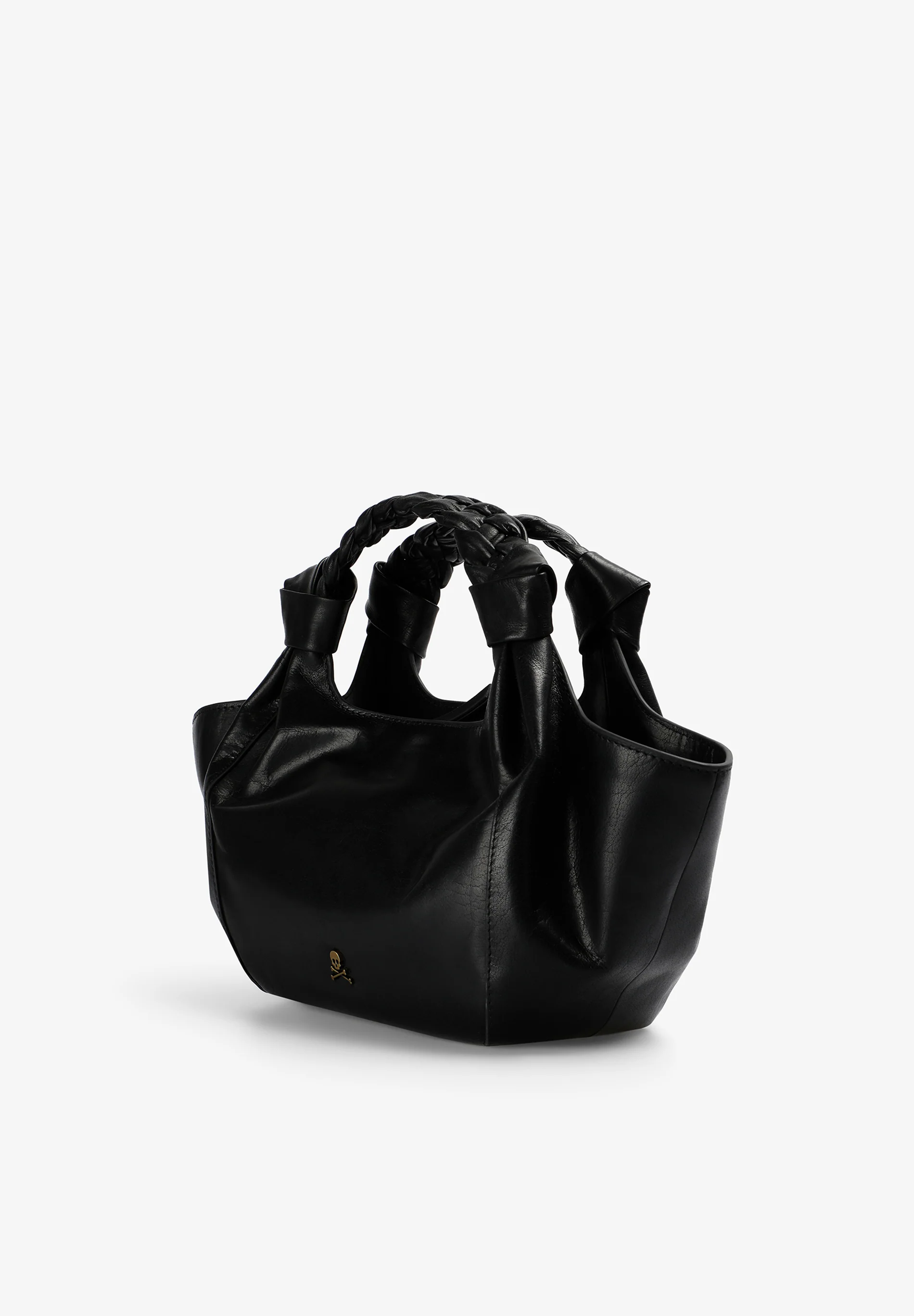 BOLSO MINI PIEL ASA TRENZADA