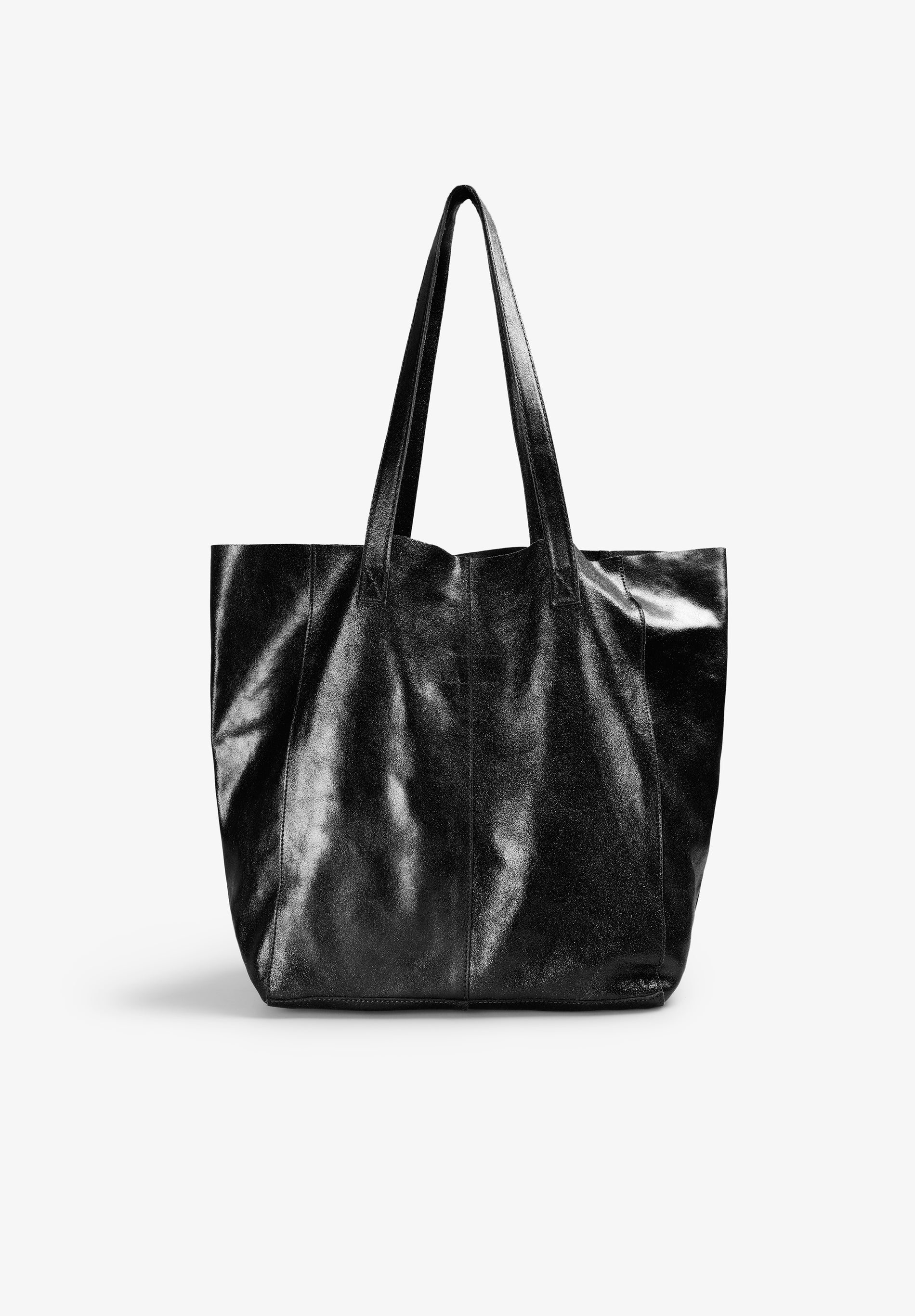 BOLSO SHOPPER ANTE METALIZADO