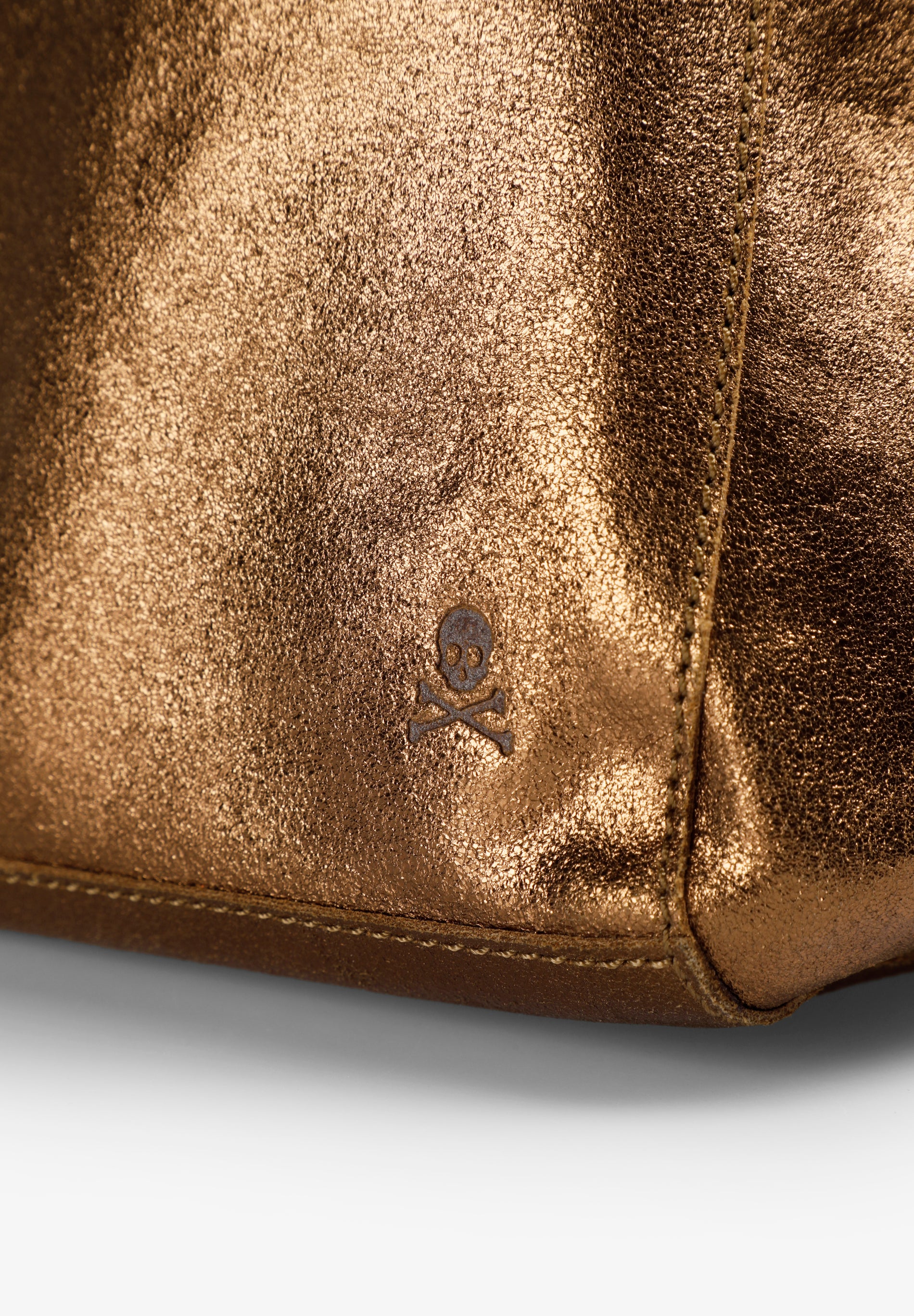 BOLSO SHOPPER ANTE METALIZADO