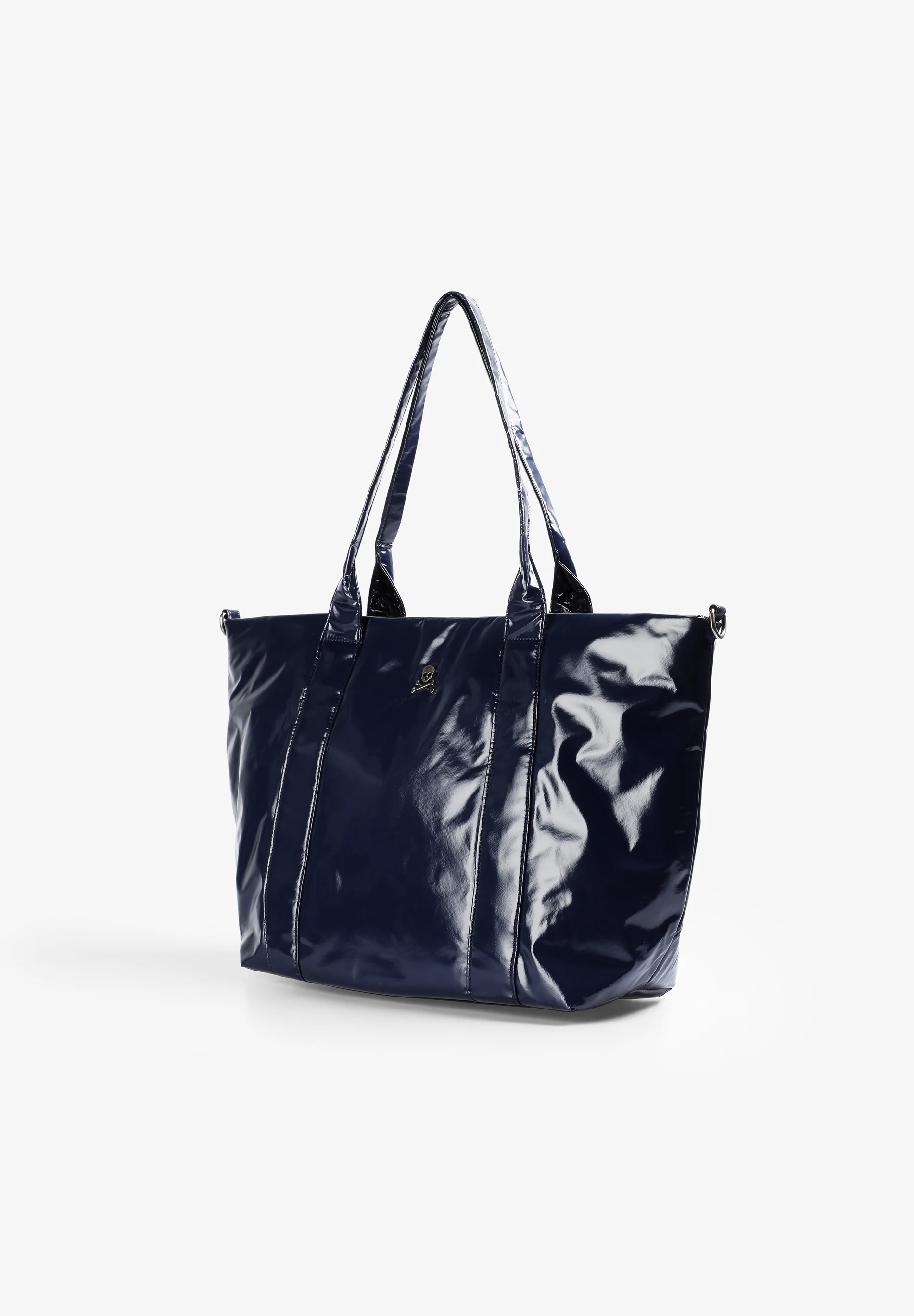 BOLSO SHOPPER METALIZADO CALAVERA
