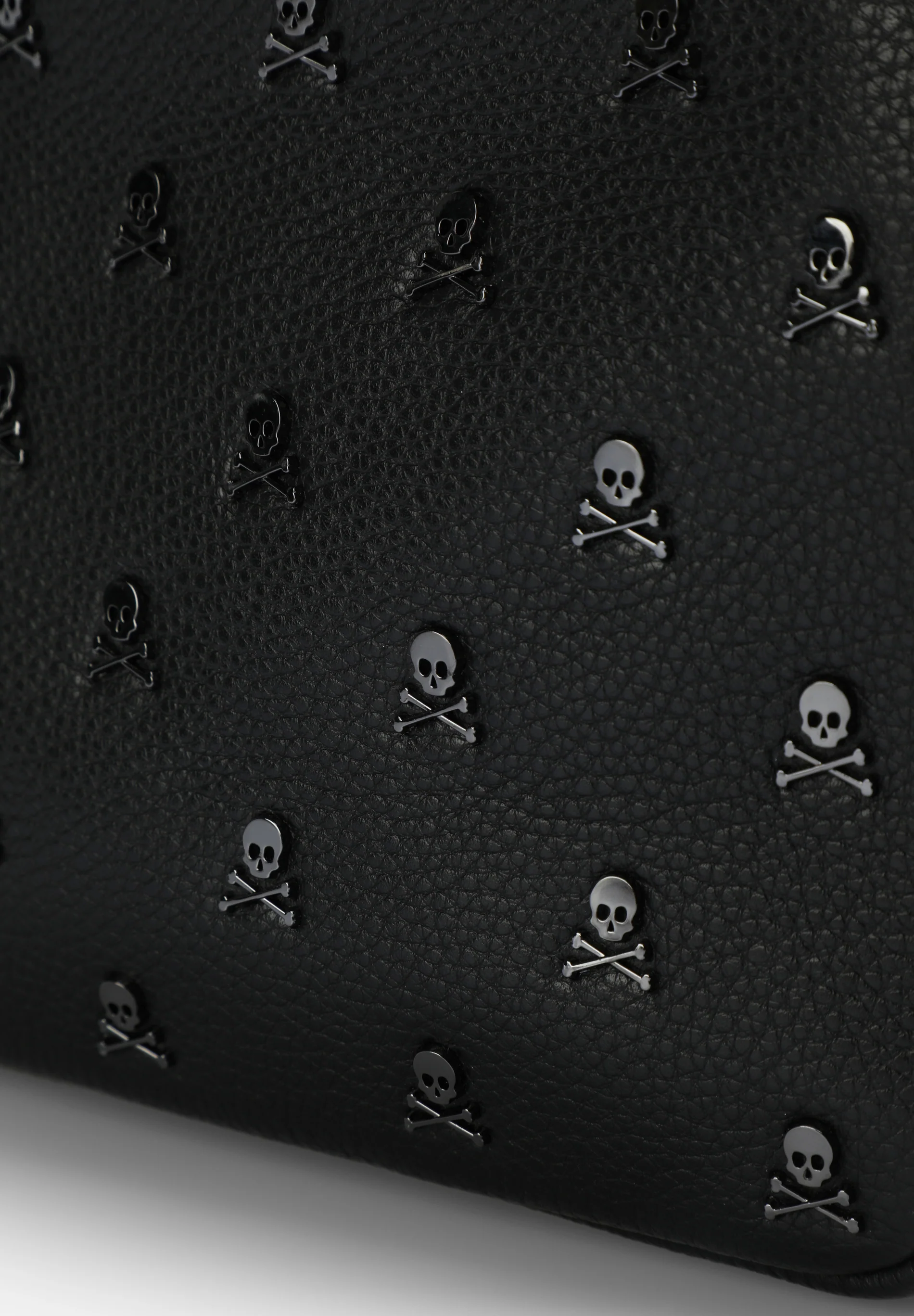 BOLSO PIEL BANDOLERA CALAVERAS ALL OVER