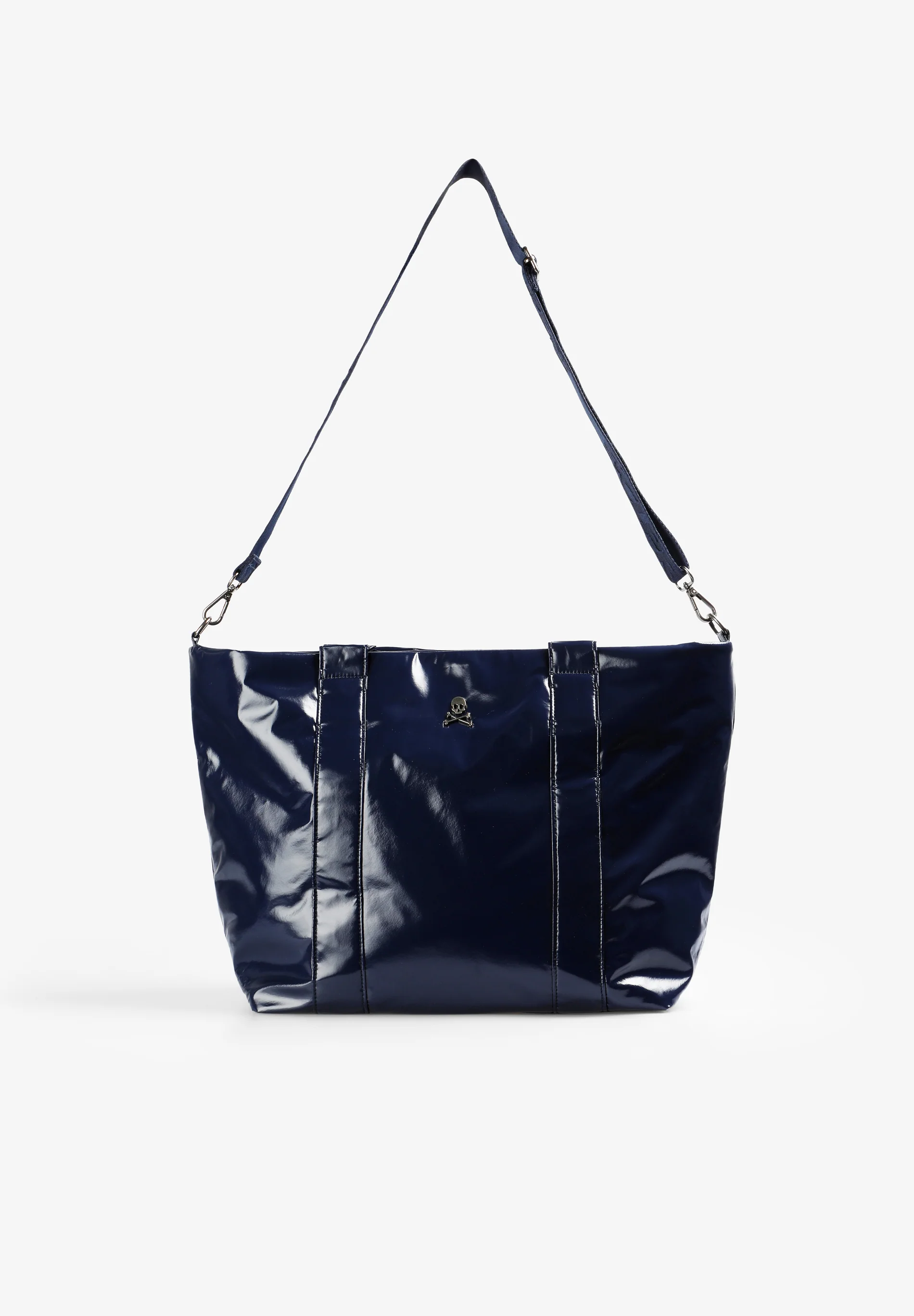 BOLSO SHOPPER METALIZADO CALAVERA