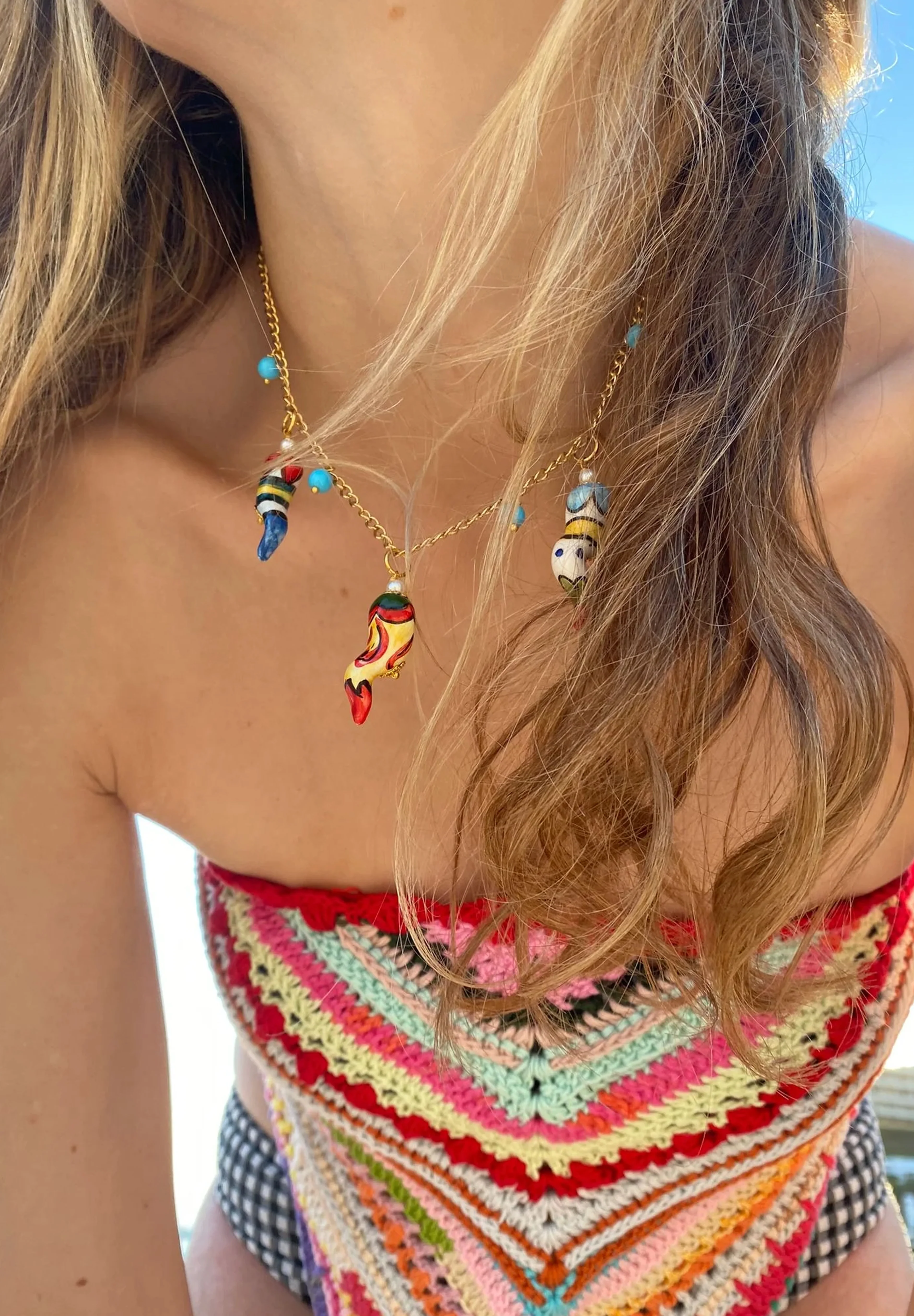 CASHFANA | COLLAR MINI PEPERONE