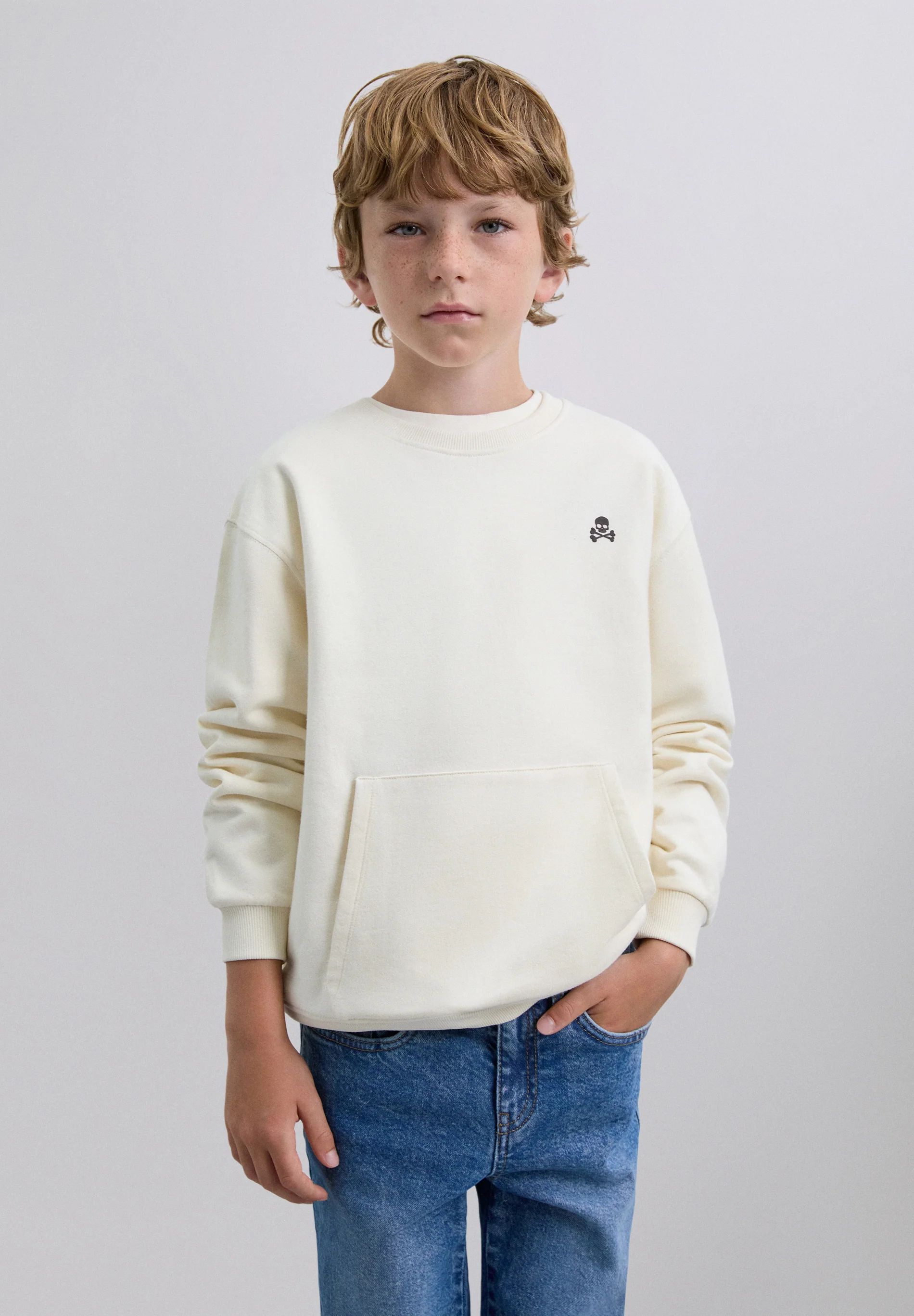 SUDADERA CALAVERA PRINT