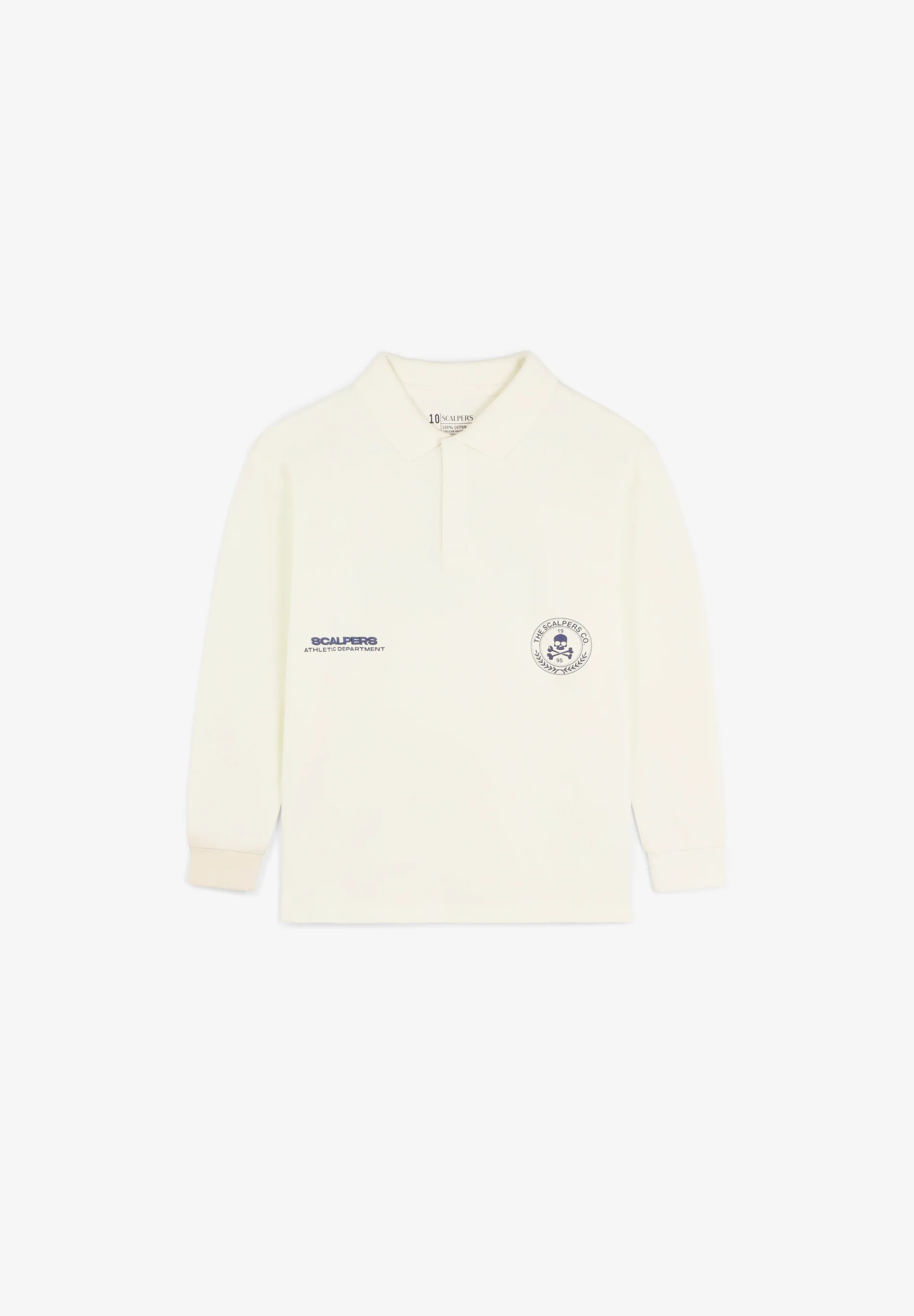 POLO PRINT MANGA LARGA