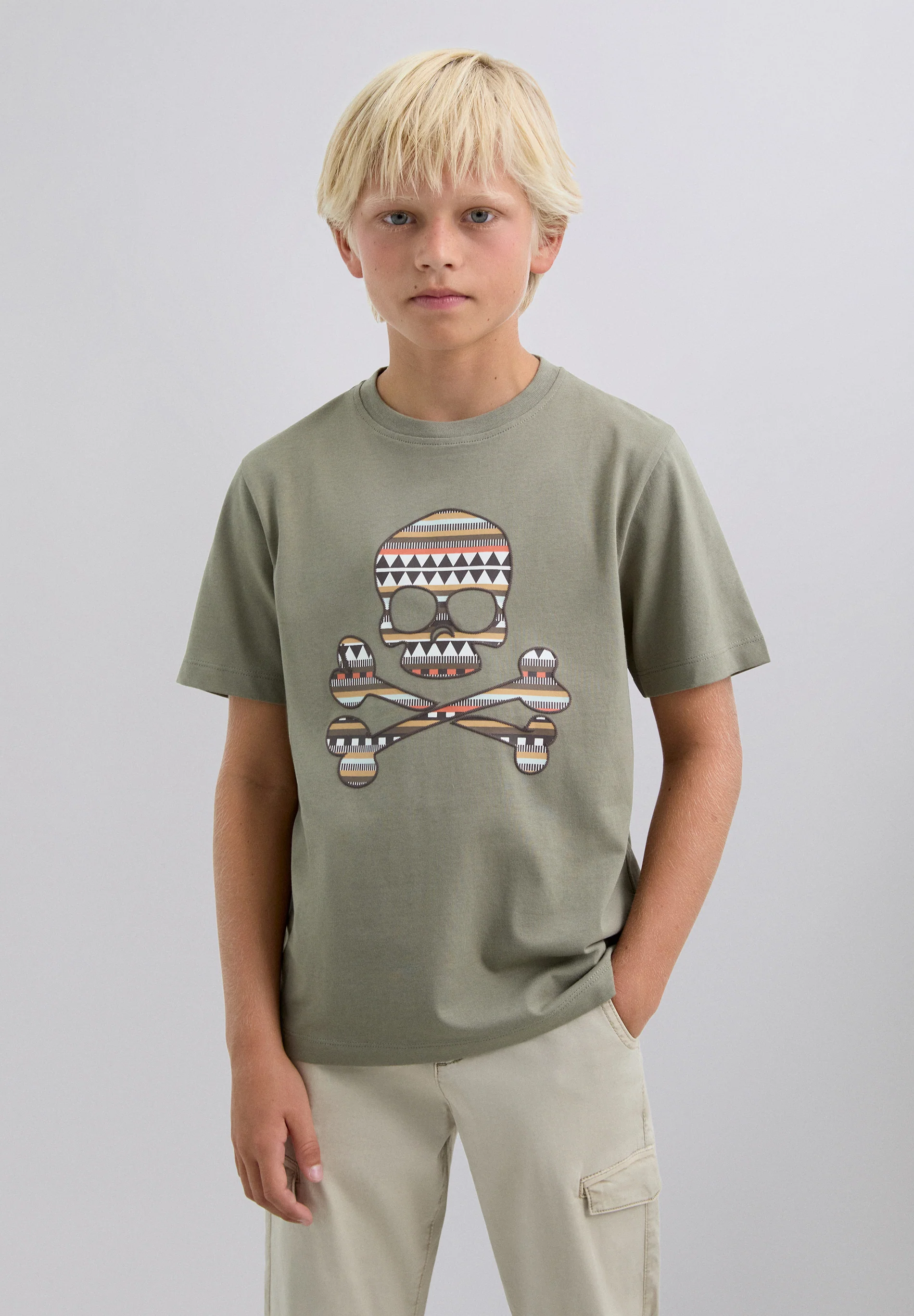 CAMISETA CALAVERA PRINT