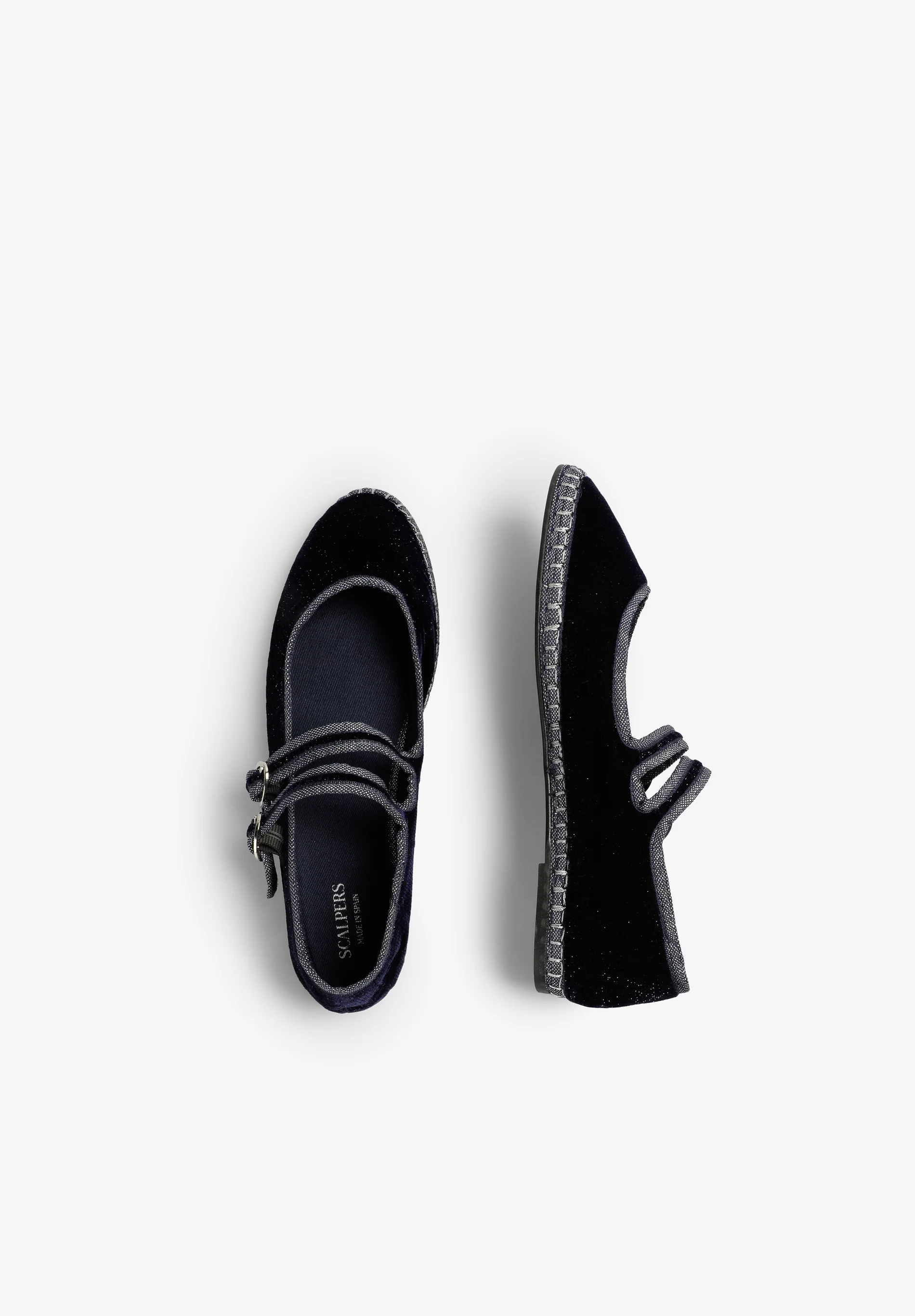 SCVELVETDOUBLESTRAP SLIPPER