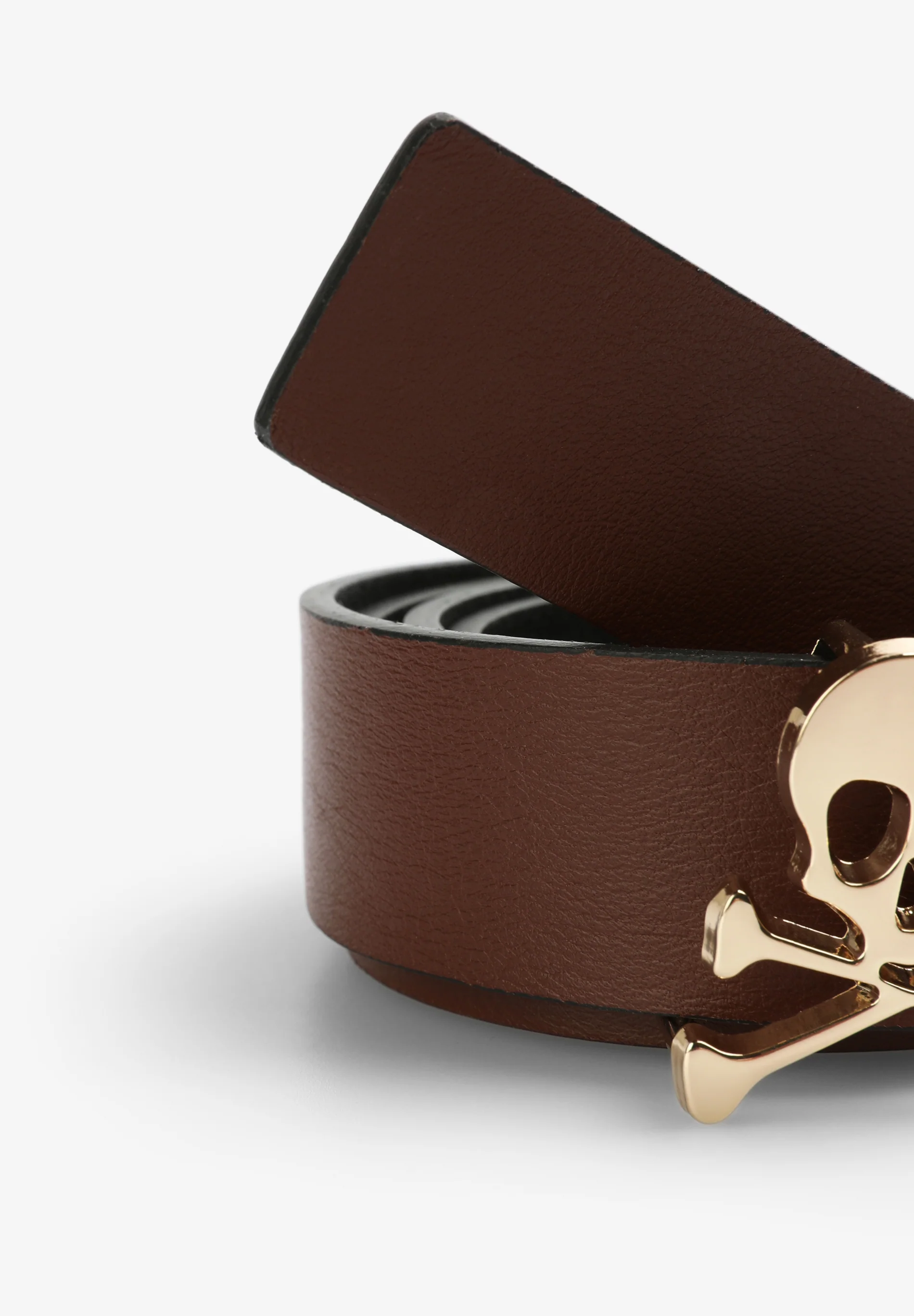 CINTURÓN CALAVERA METALIZADA