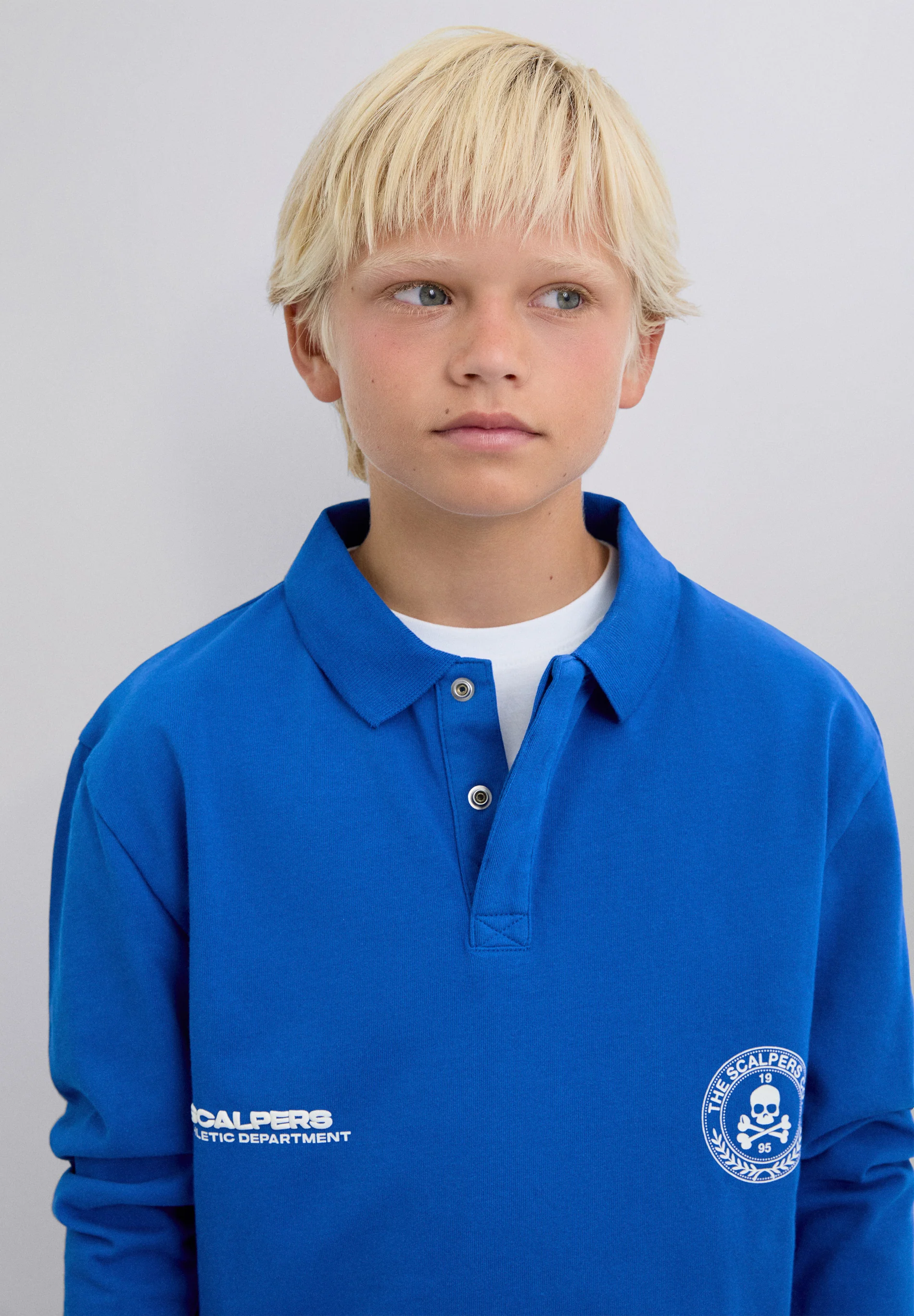 POLO PRINT MANGA LARGA