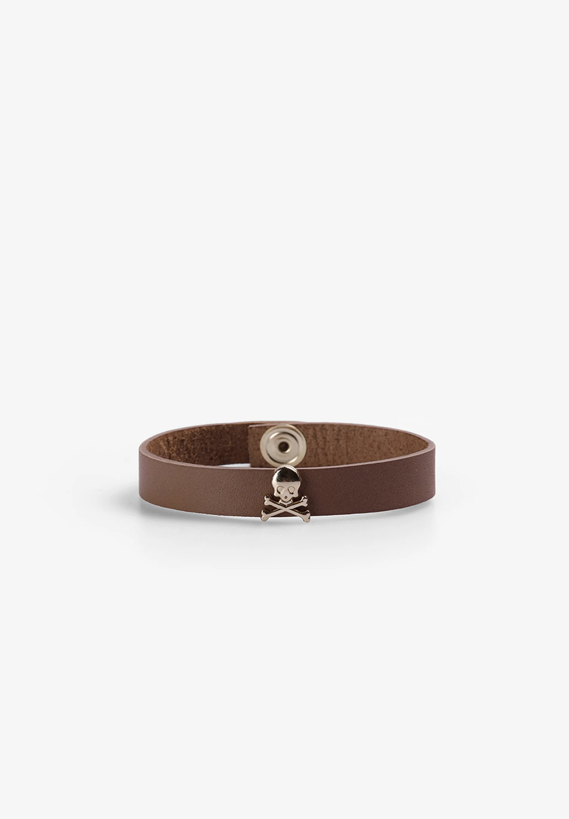 PULSERA PIEL CALAVERAS