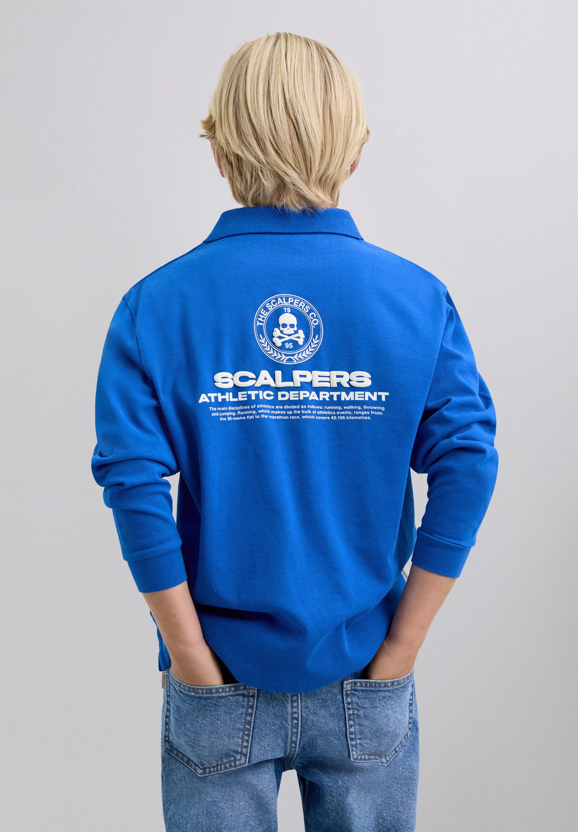 POLO PRINT MANGA LARGA