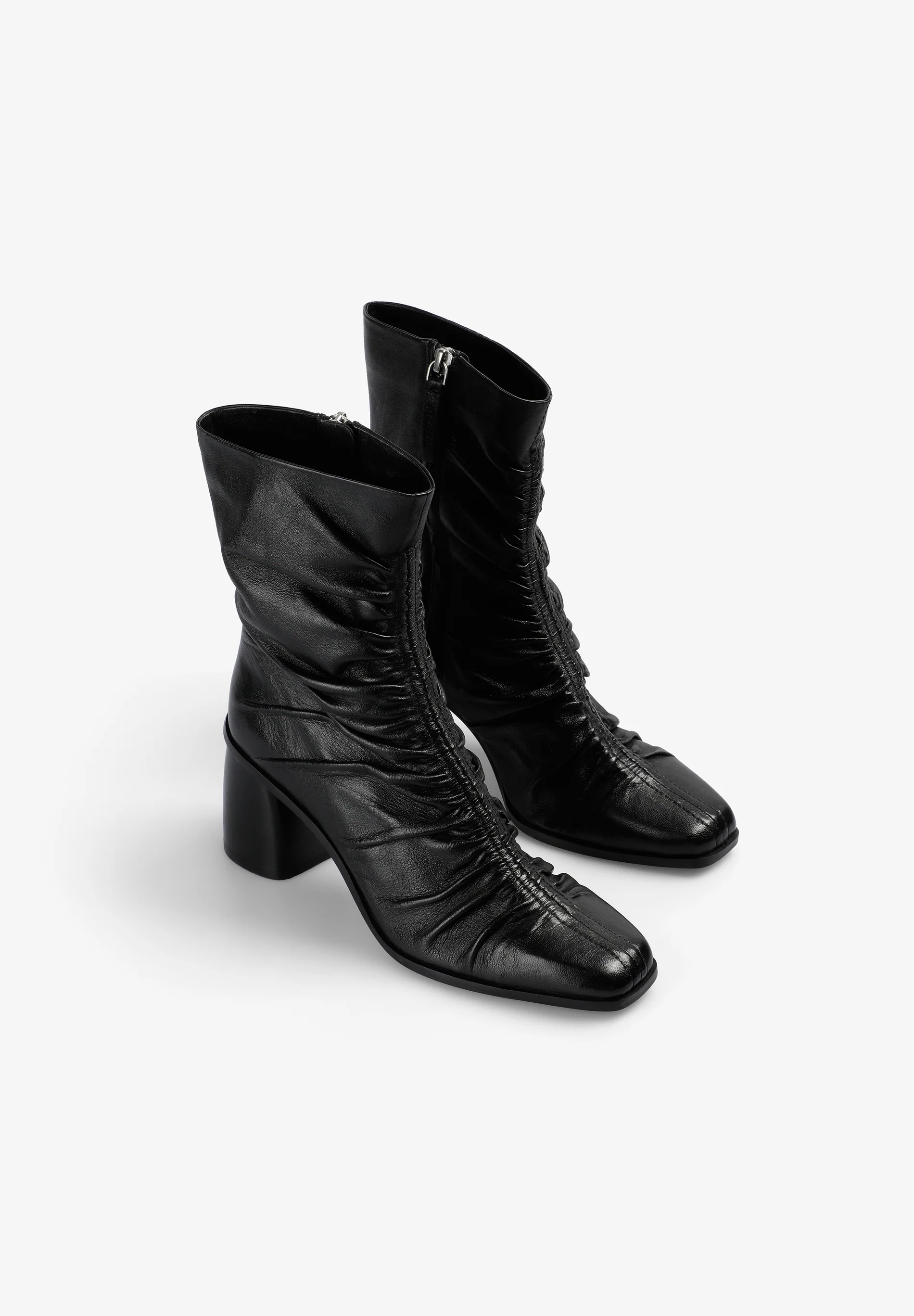 BOTA PIEL FRUNCIDO