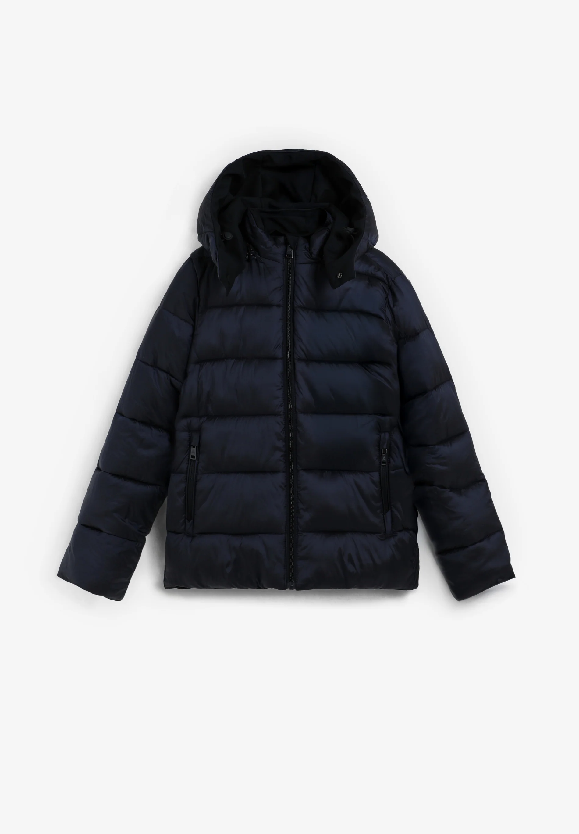 CHAQUETA CAPUCHA DESMONTABLE LOGO
