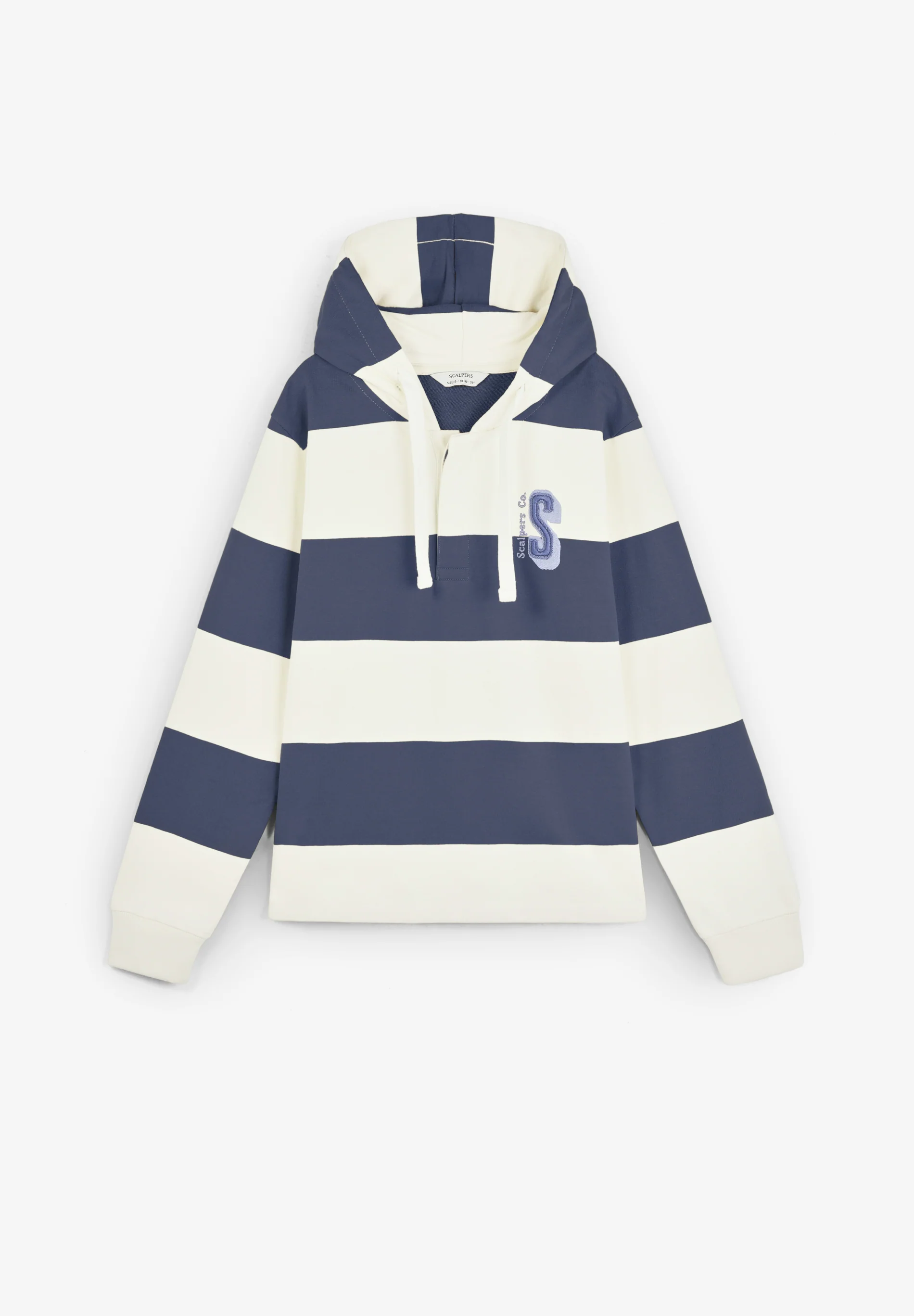 SUDADERA RAYAS CAPUCHA CALAVERA