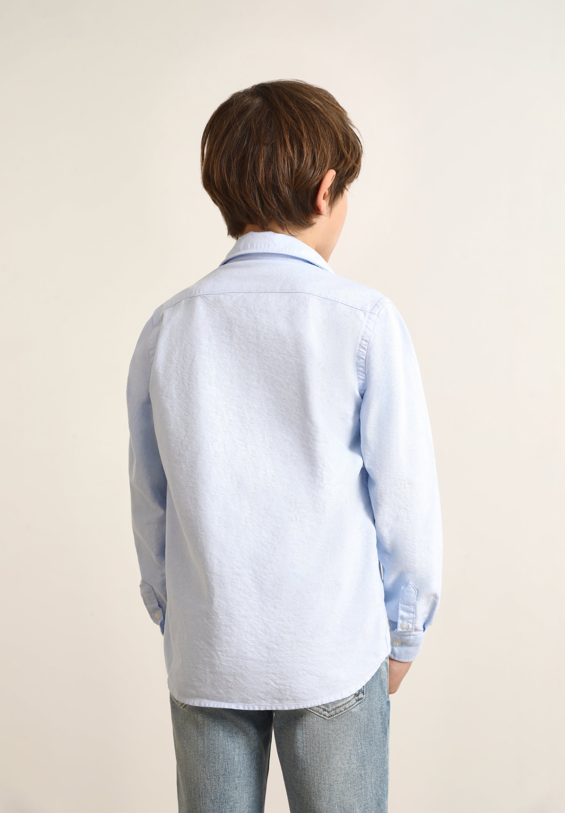 POLERA OXFORD CALAVERA CONTRASTE