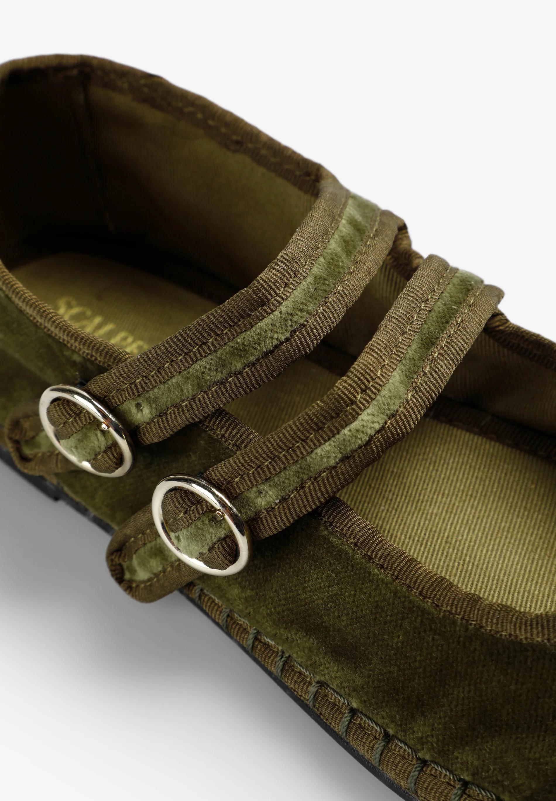 SCVELVETDOUBLESTRAP SLIPPER