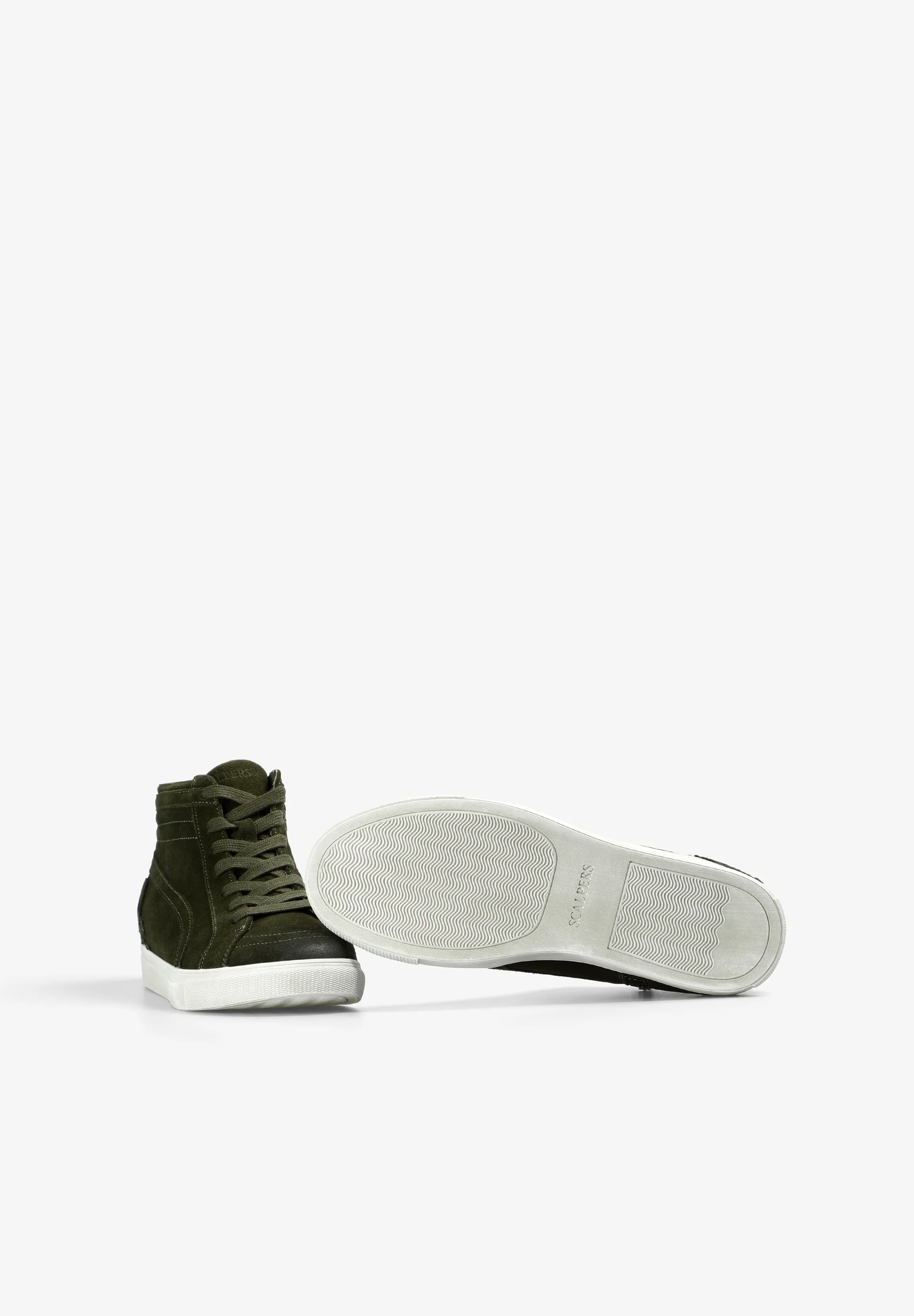 SNEAKERS ALTAS PIEL CALAVERA