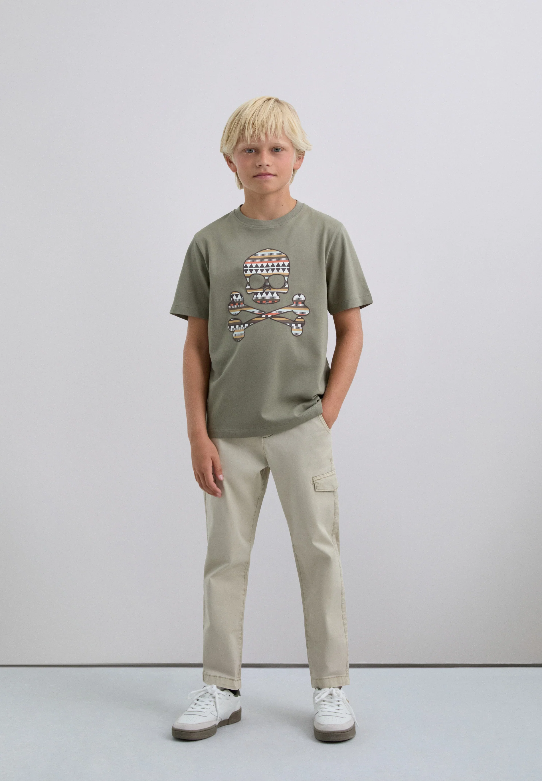 CAMISETA CALAVERA PRINT