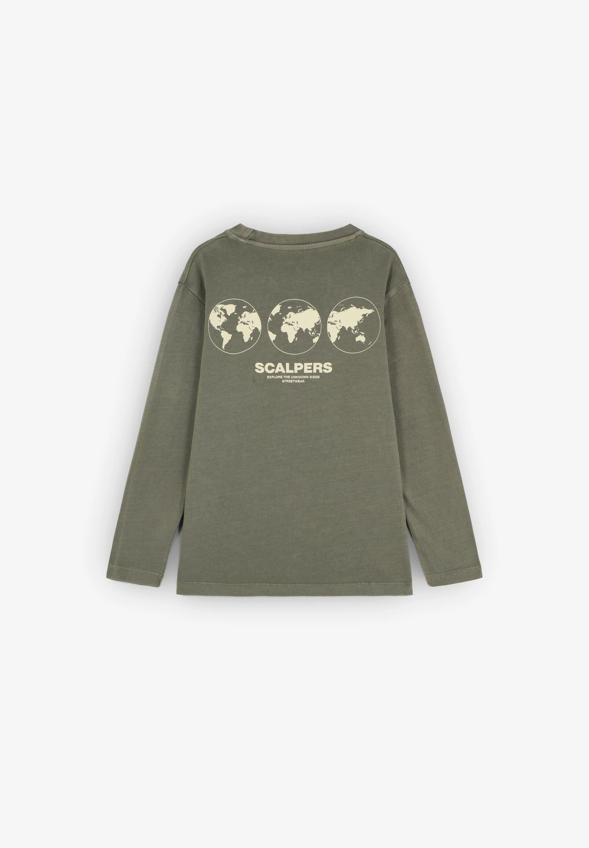 CAMISETA PRINT MANGA LARGA