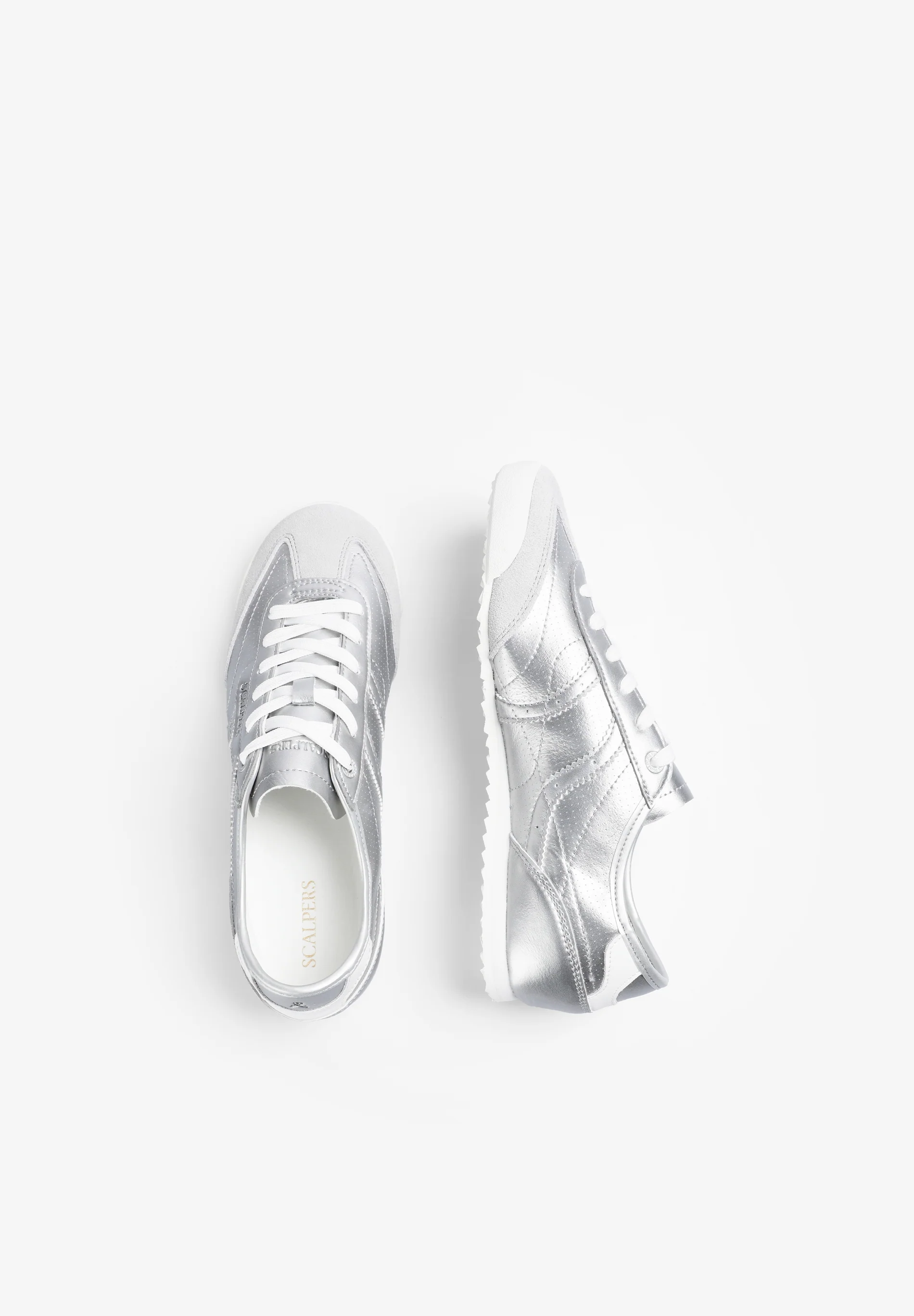 SNEAKERS BAJAS METALIZADAS