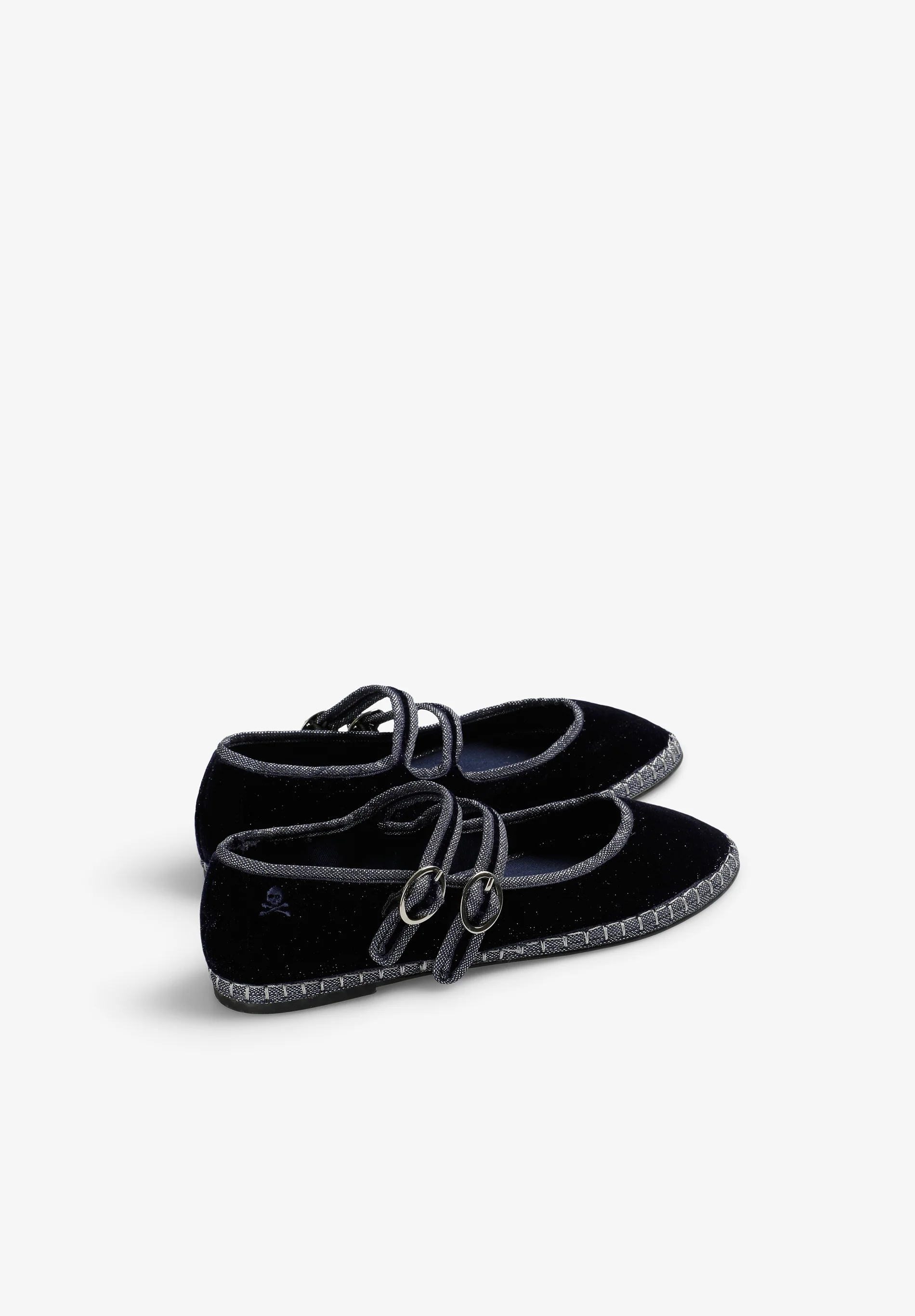 SCVELVETDOUBLESTRAP SLIPPER