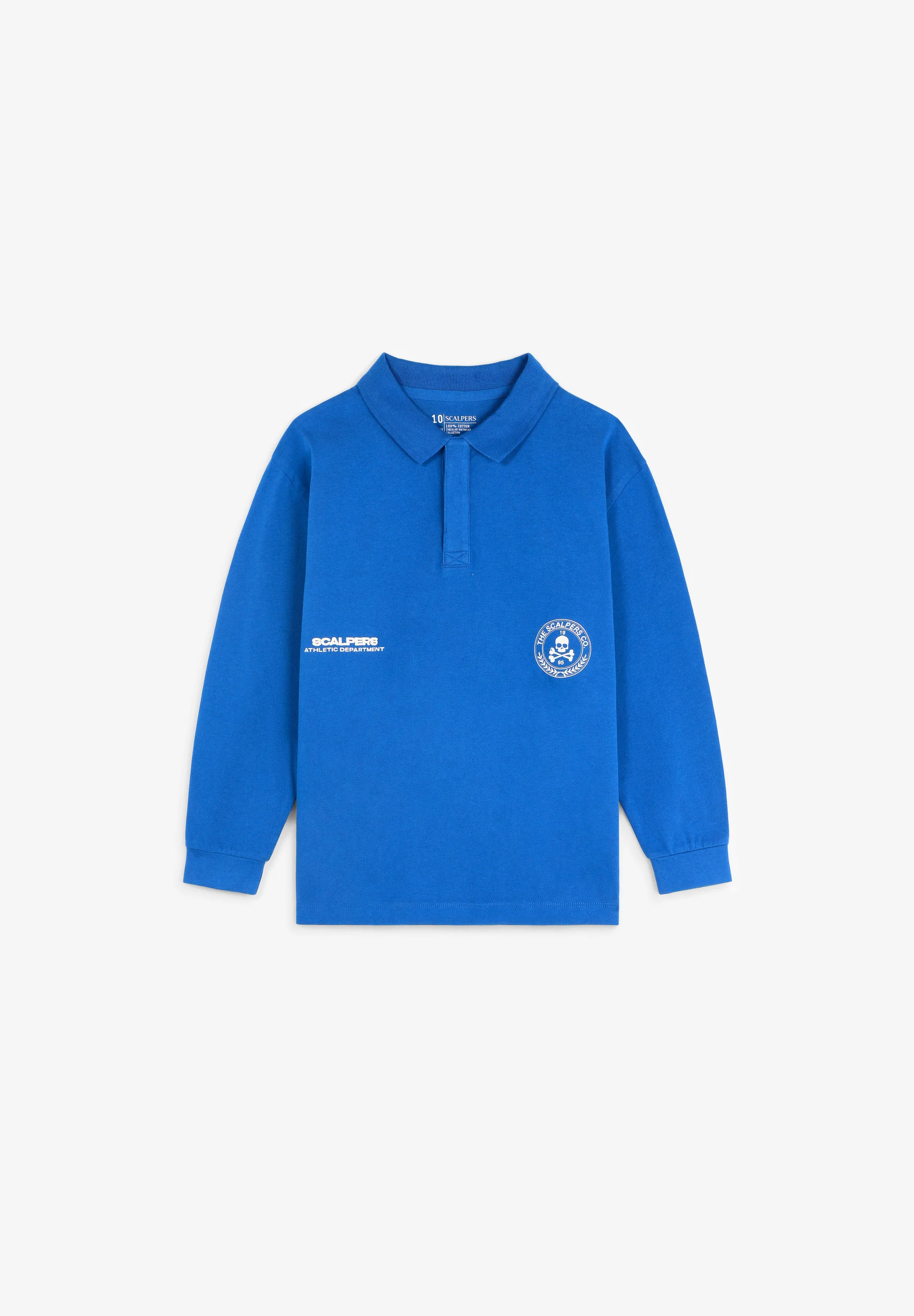 POLO PRINT MANGA LARGA