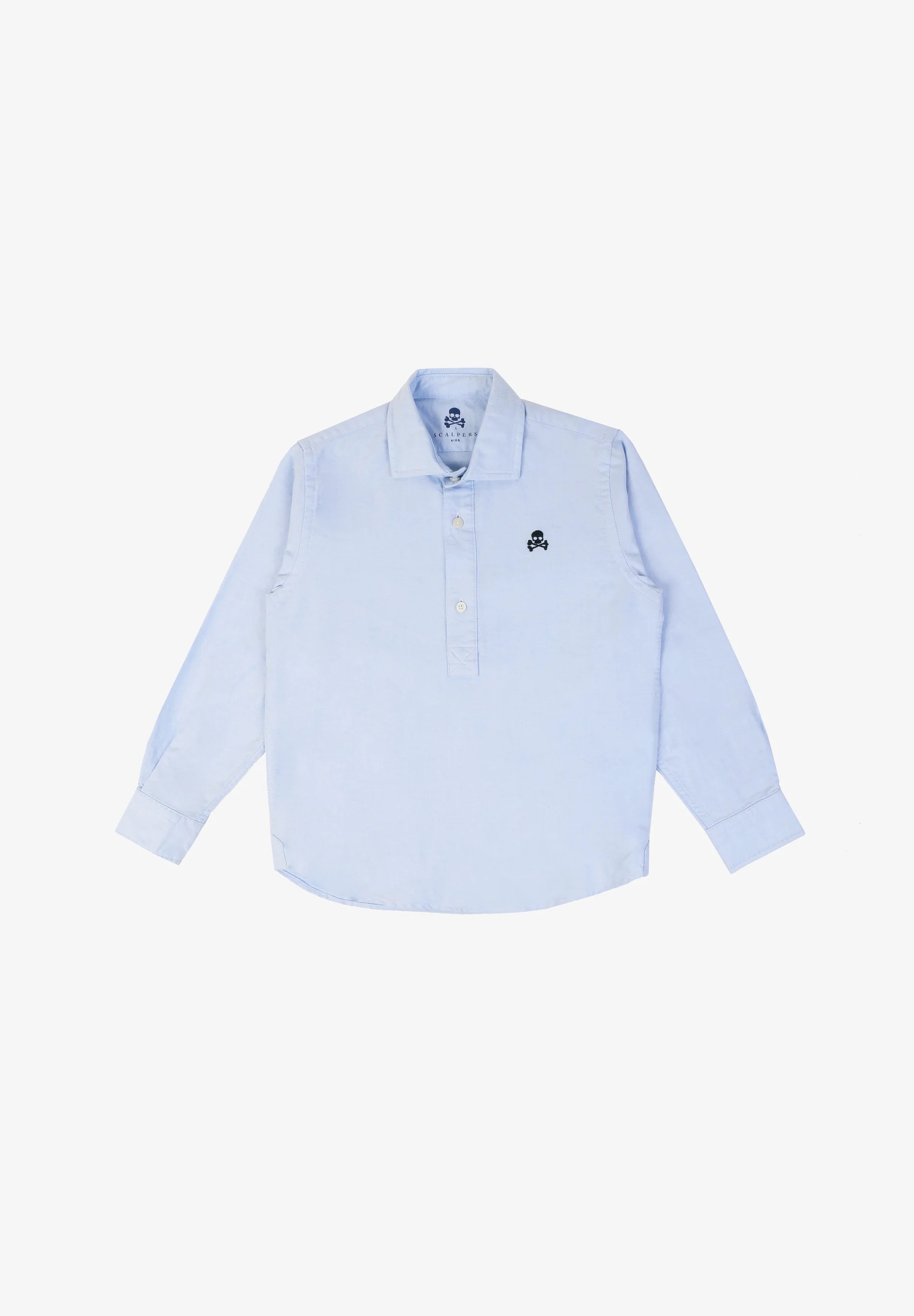 POLERA OXFORD CALAVERA CONTRASTE