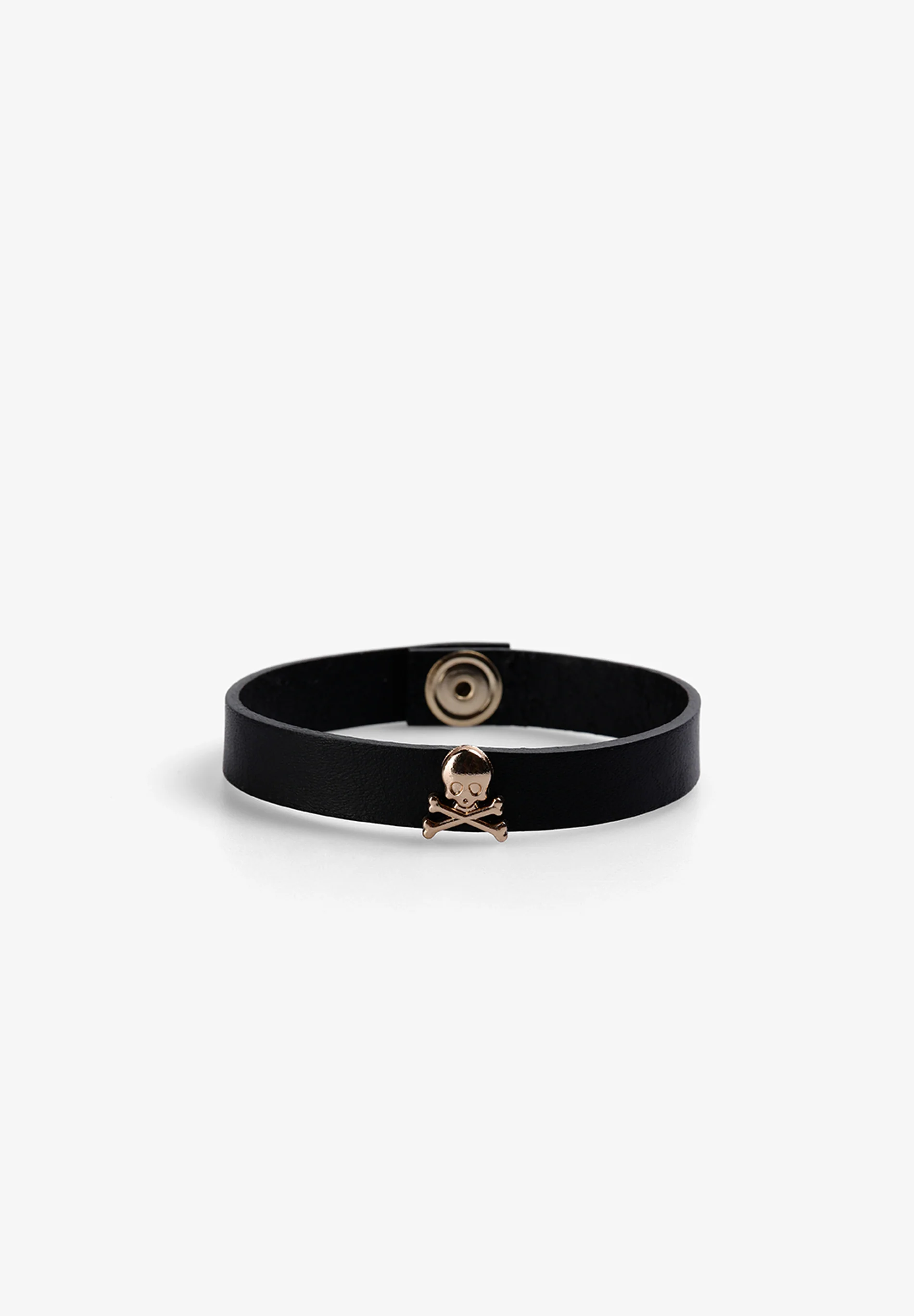 PULSERA PIEL CALAVERAS