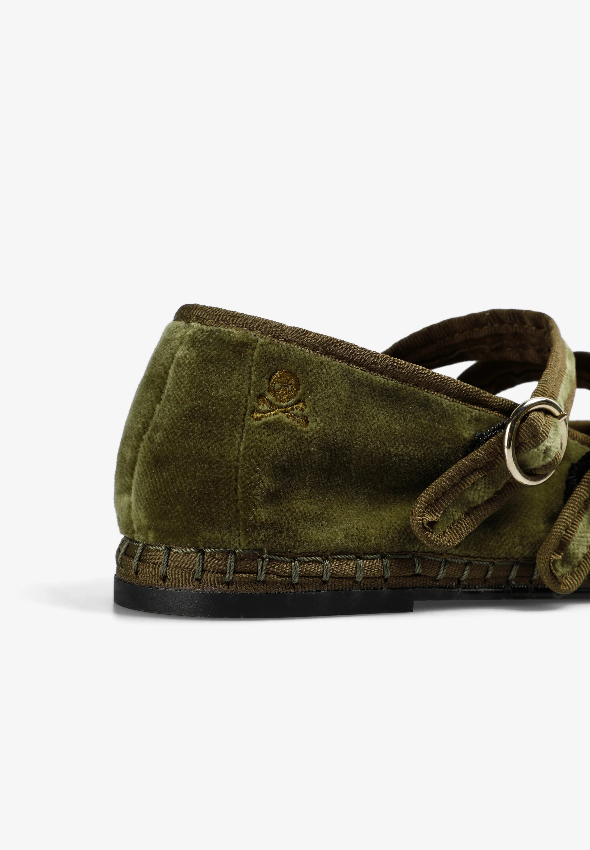 SCVELVETDOUBLESTRAP SLIPPER