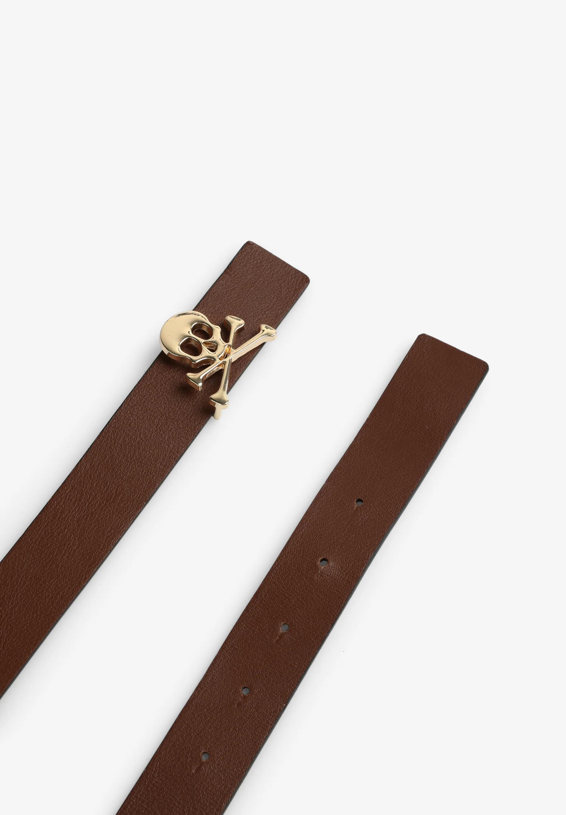 CINTURÓN CALAVERA METALIZADA