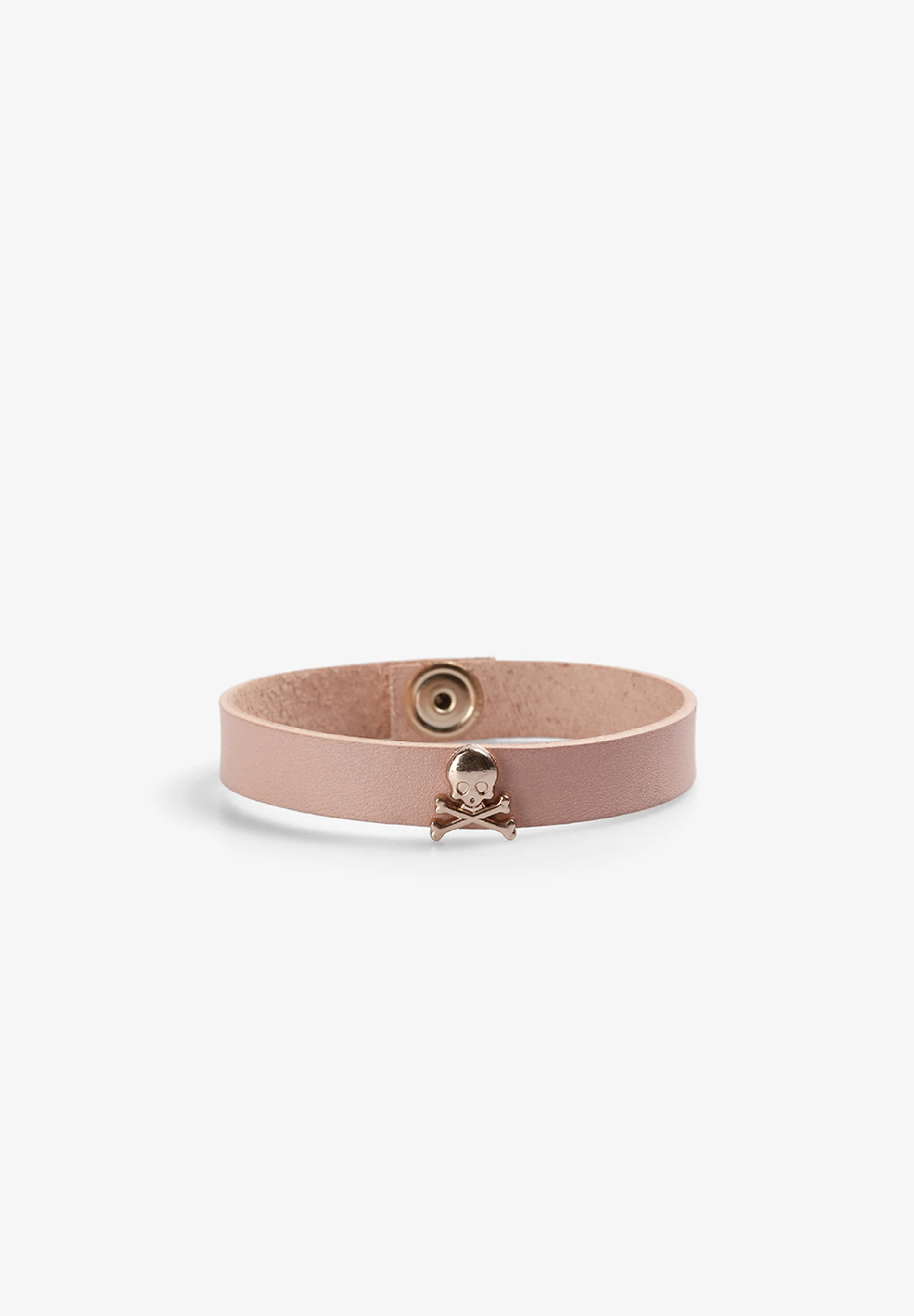 PULSERA PIEL CALAVERAS