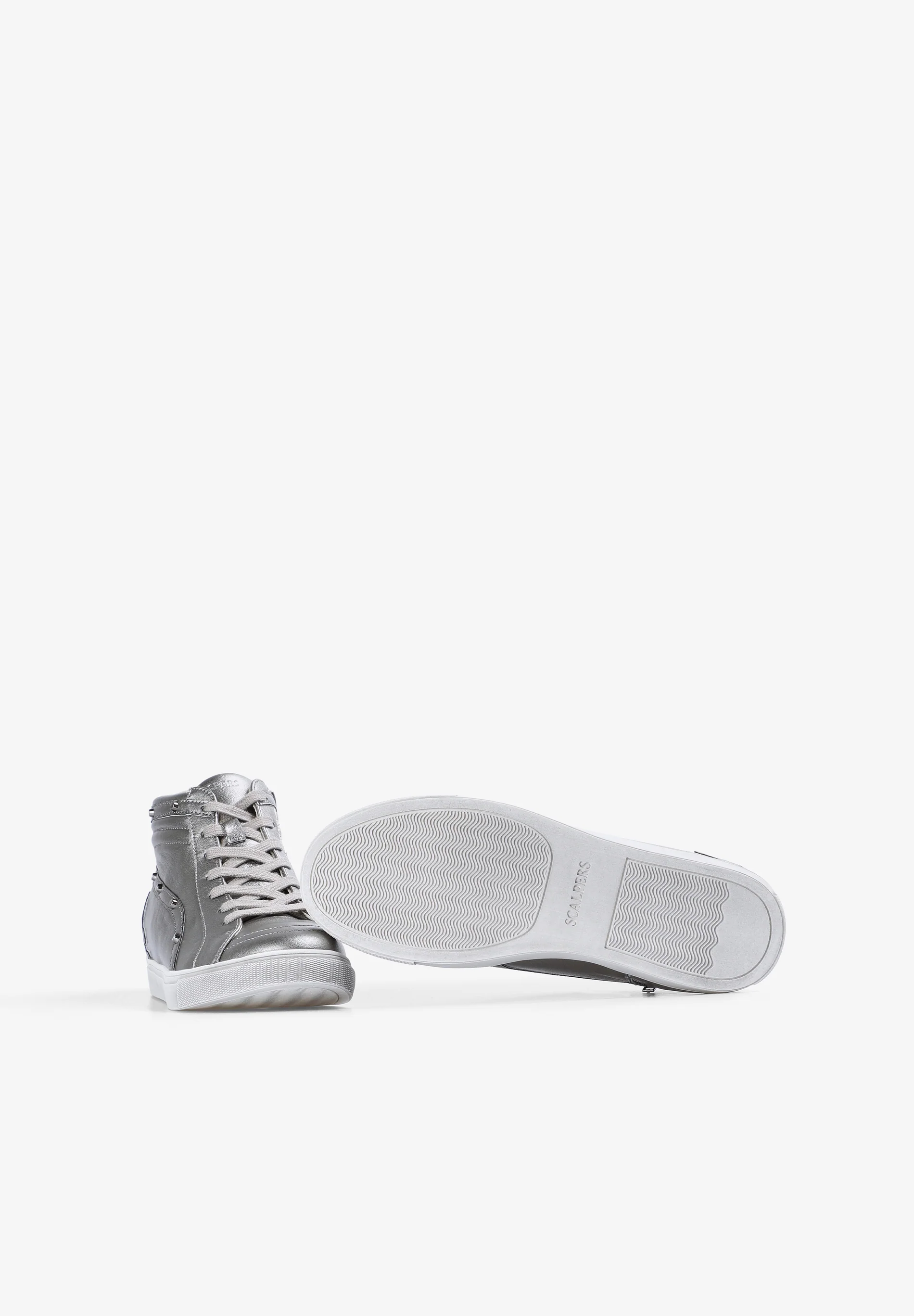 SNEAKERS ALTAS PIEL CALAVERA