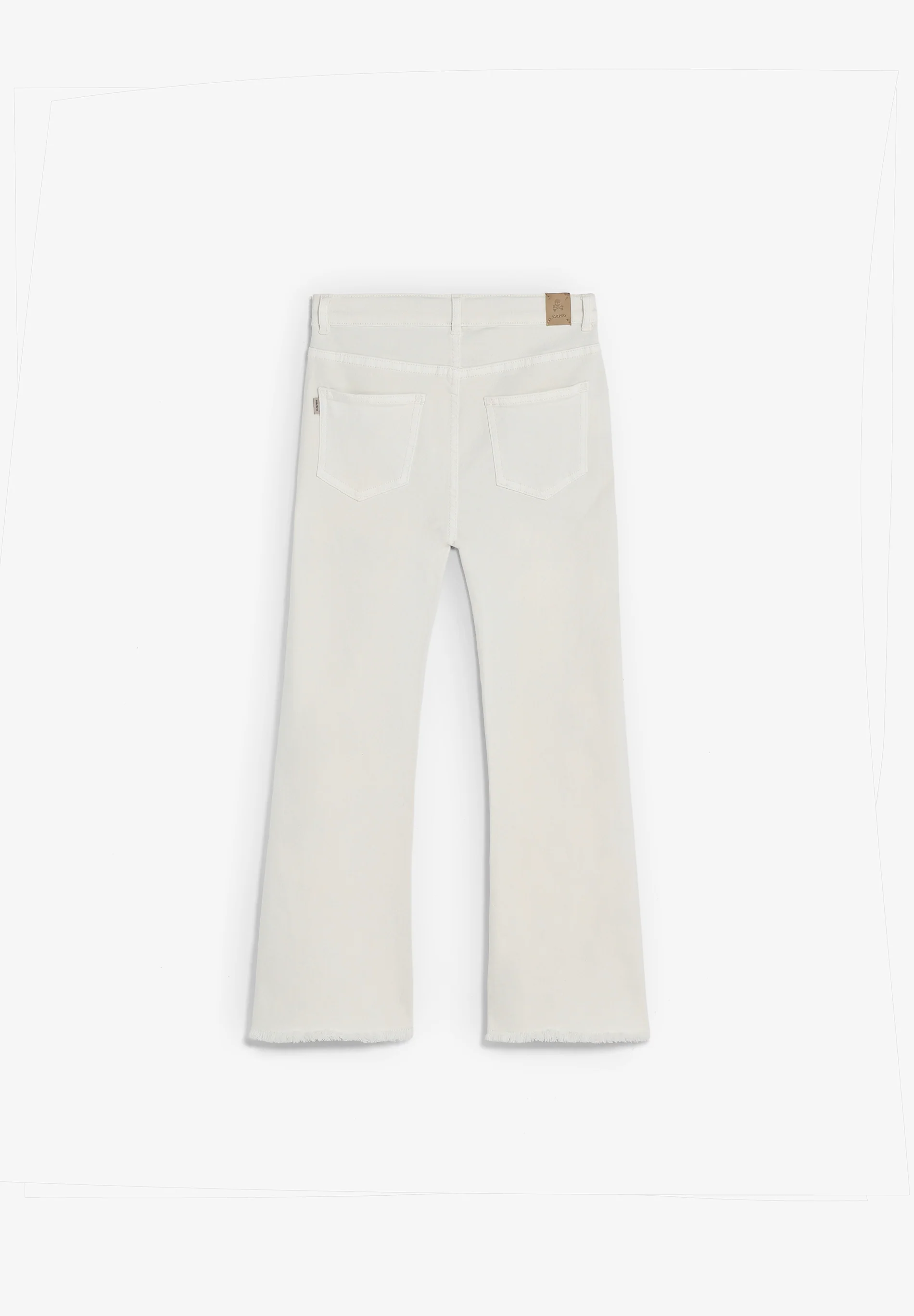 PANTALÓN DENIM CORTE FLARE