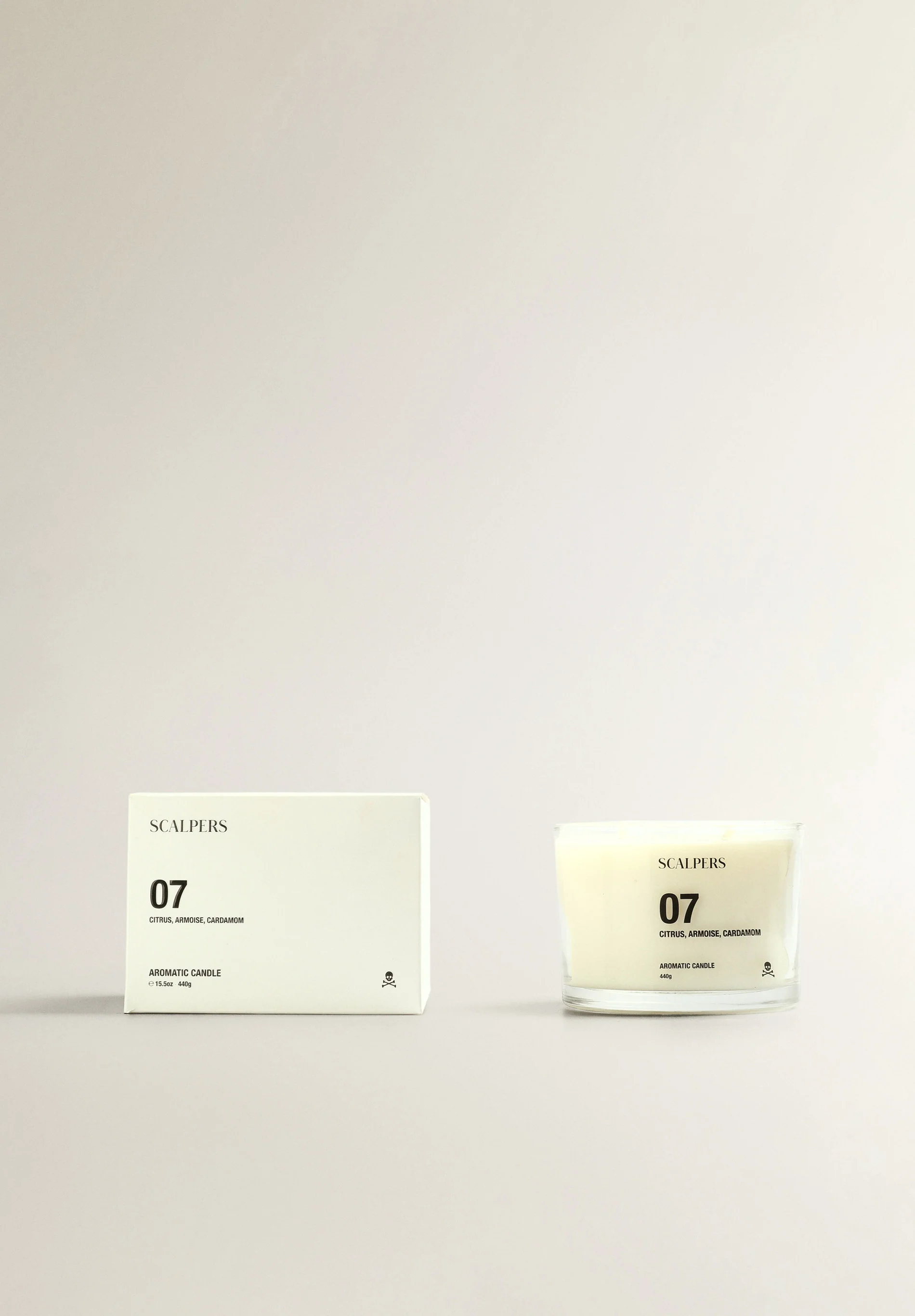 VELA AROMÁTICA 07 440 GR CITRUIS, ARMOISE, CARDAMOM
