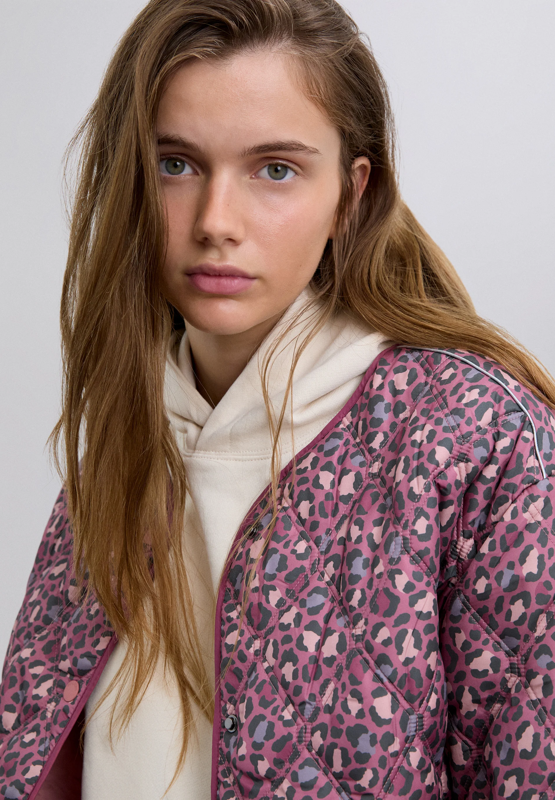 CHAQUETA ACOLCHADA ANIMAL PRINT