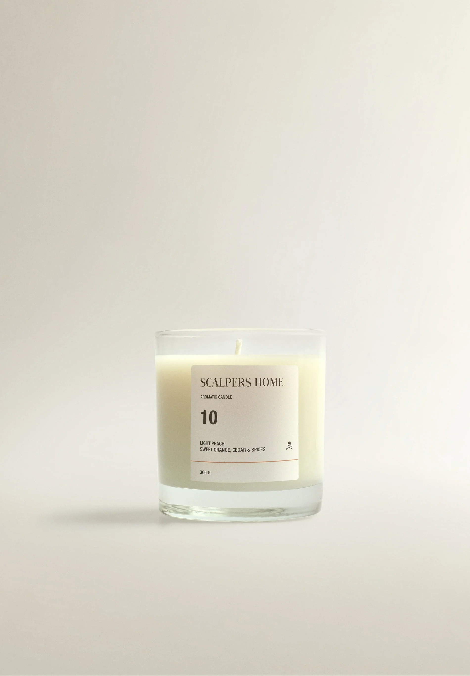VELA AROMÁTICA 10 300 GR LIGHT PEACH