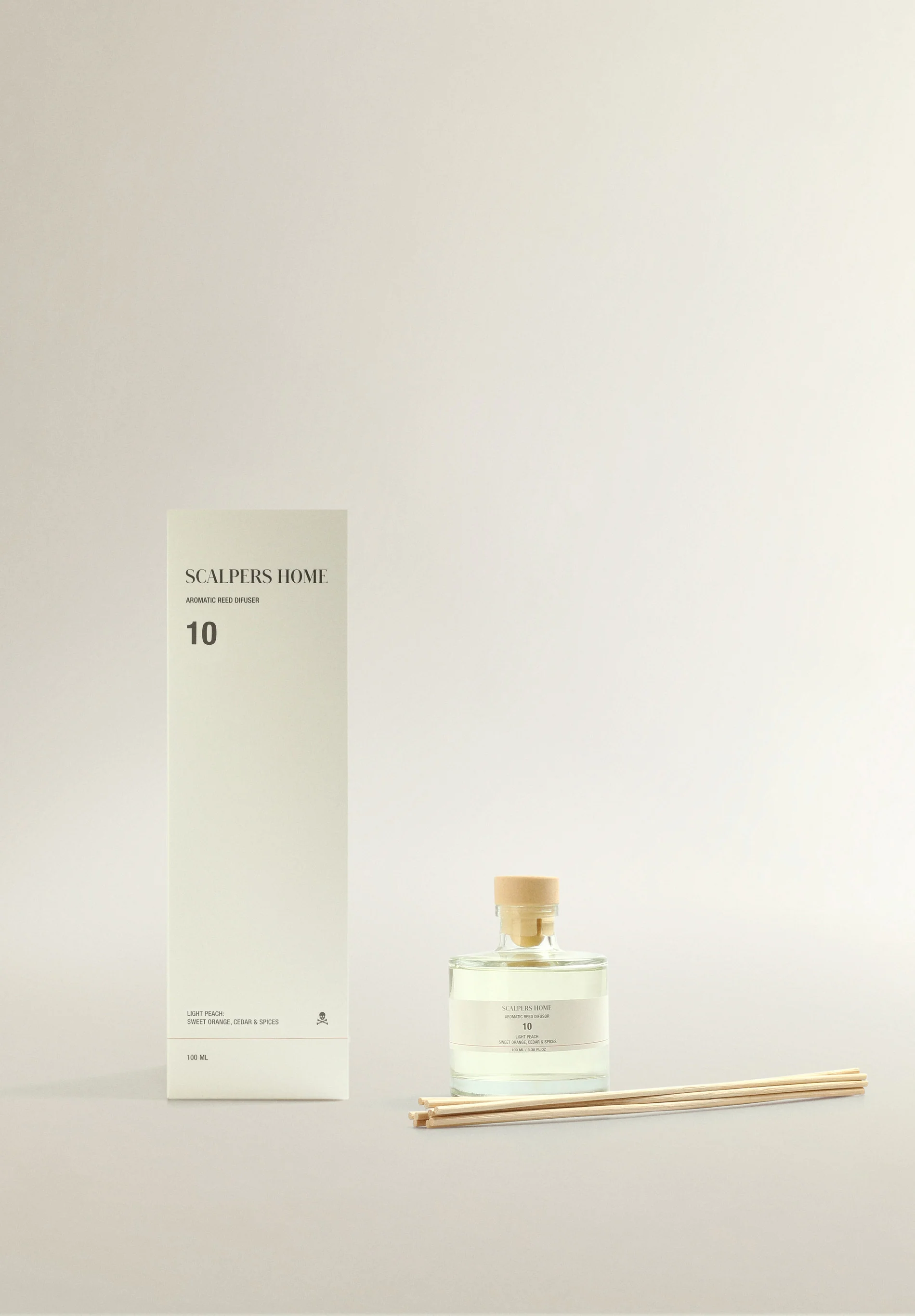 DIFUSOR MIKADO 10 100ML LIGHT PEACH