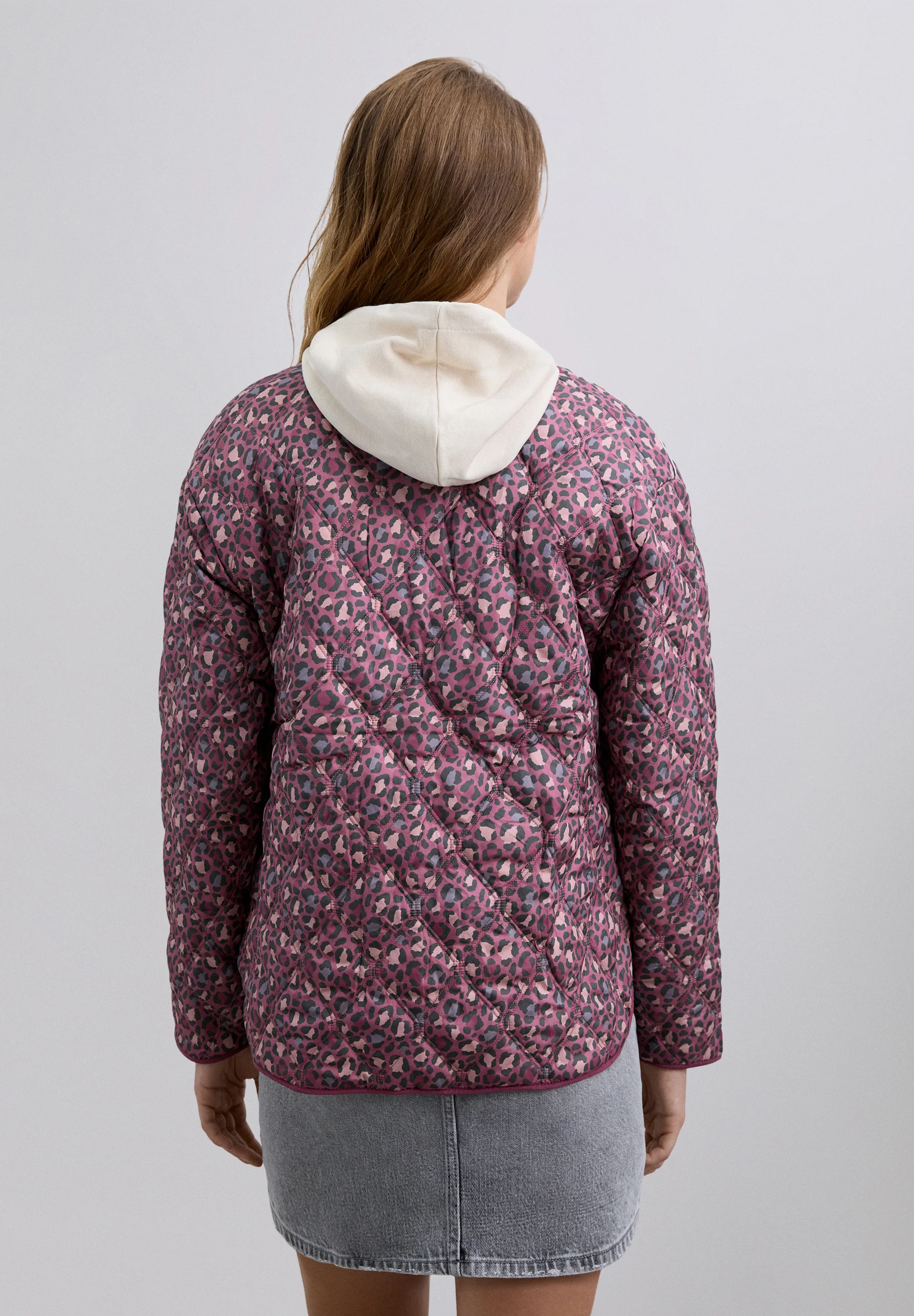 CHAQUETA ACOLCHADA ANIMAL PRINT