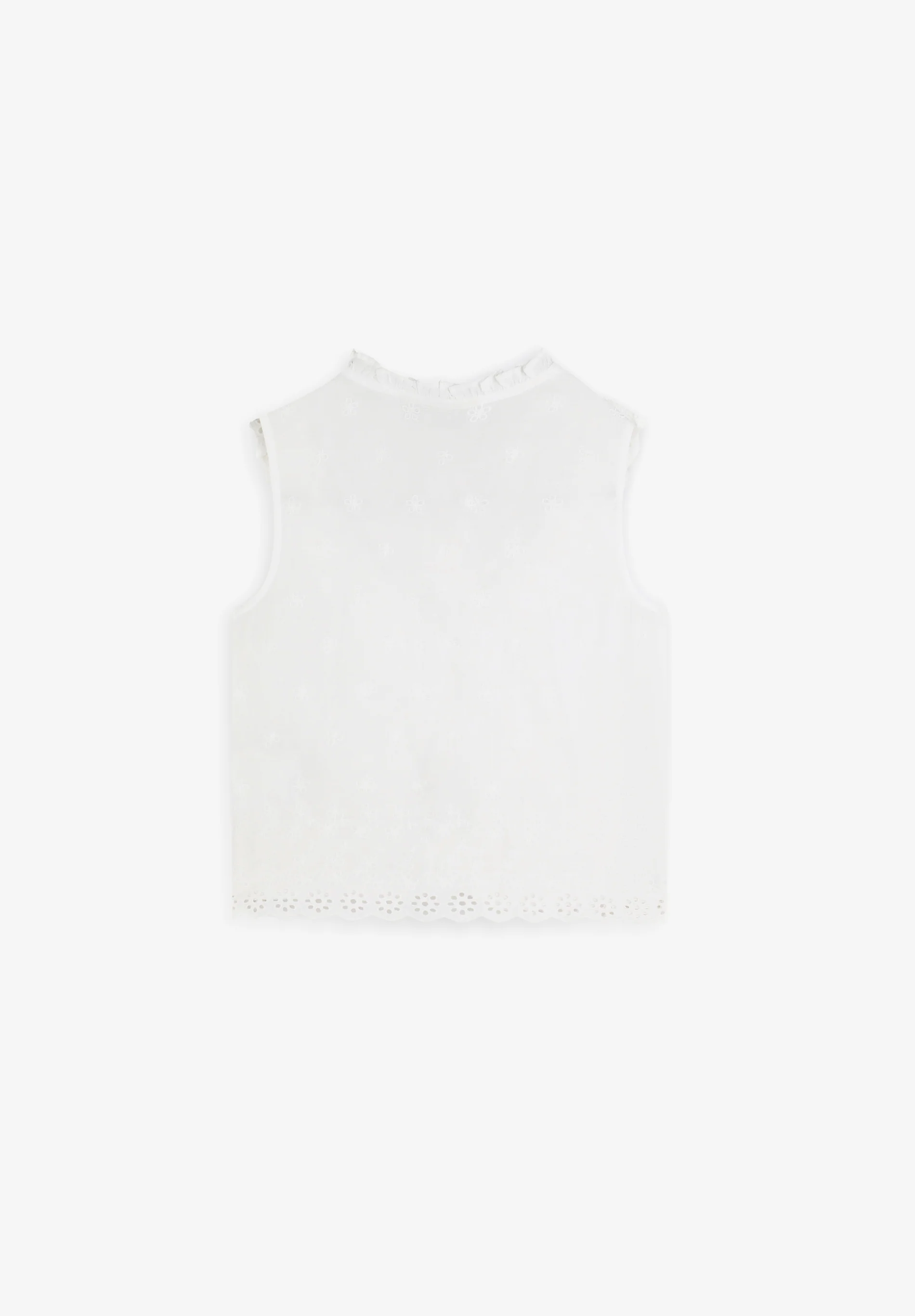 BLUSA DETALLE VOLANTE BORDADO
