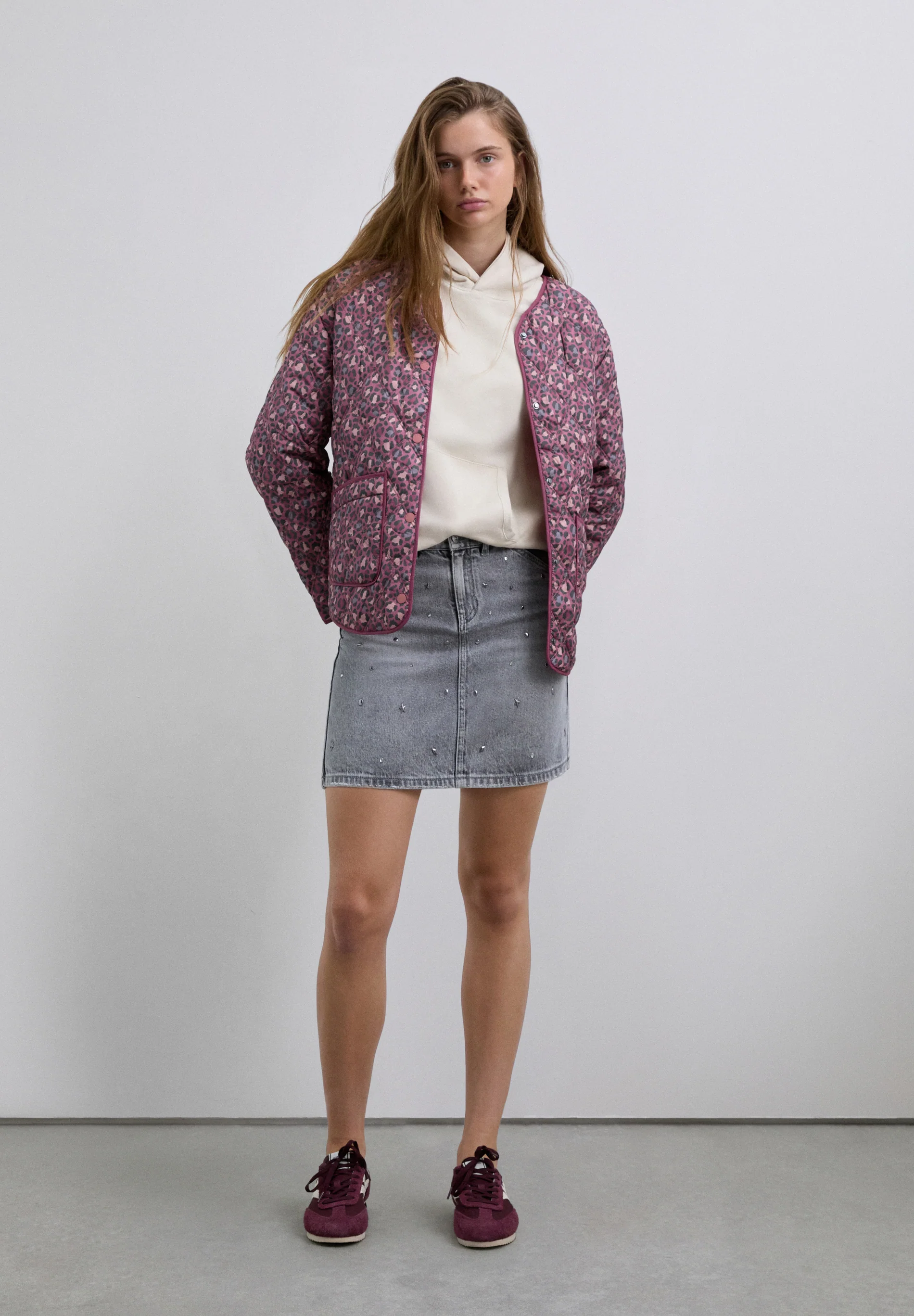 CHAQUETA ACOLCHADA ANIMAL PRINT