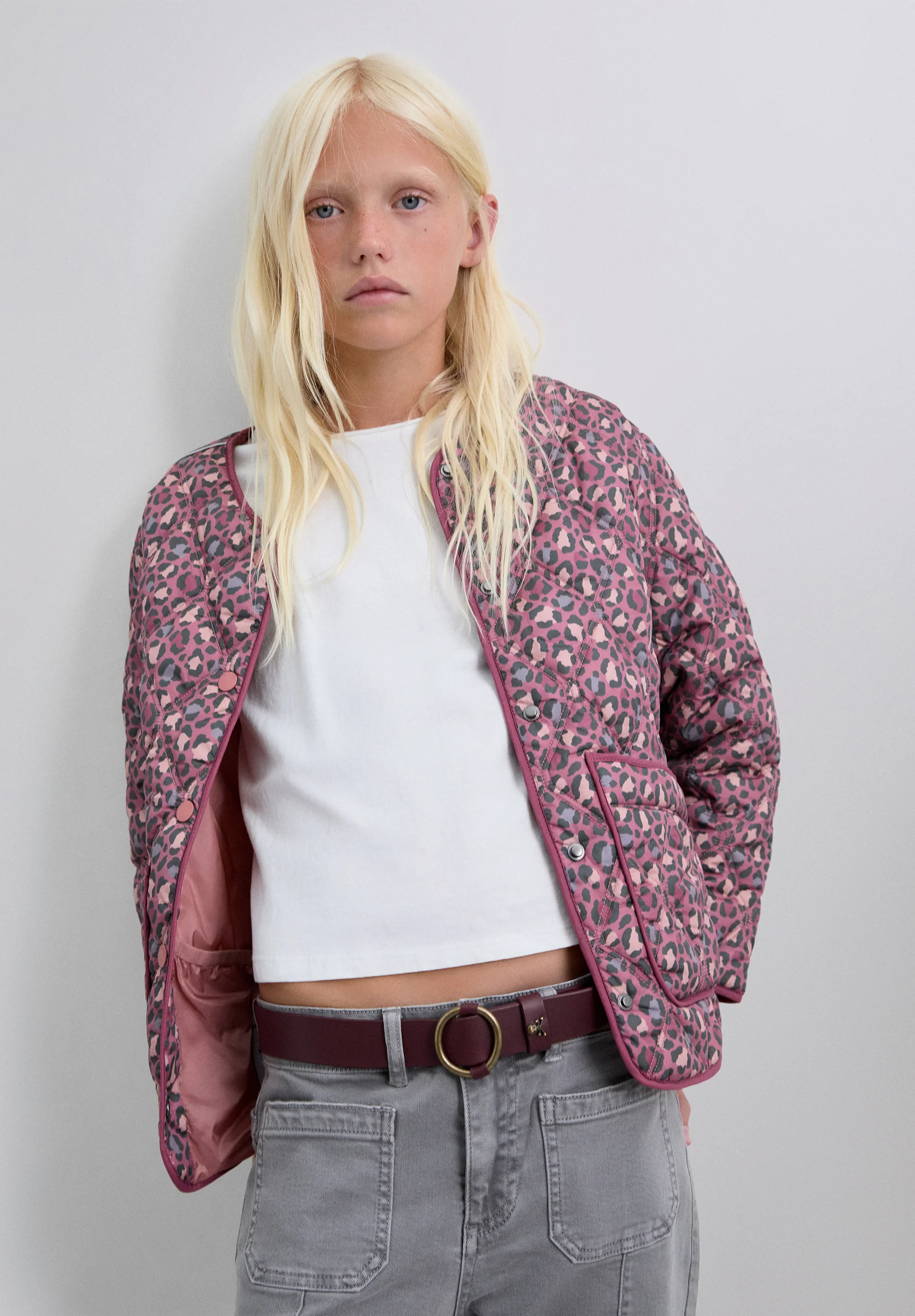CHAQUETA ACOLCHADA ANIMAL PRINT