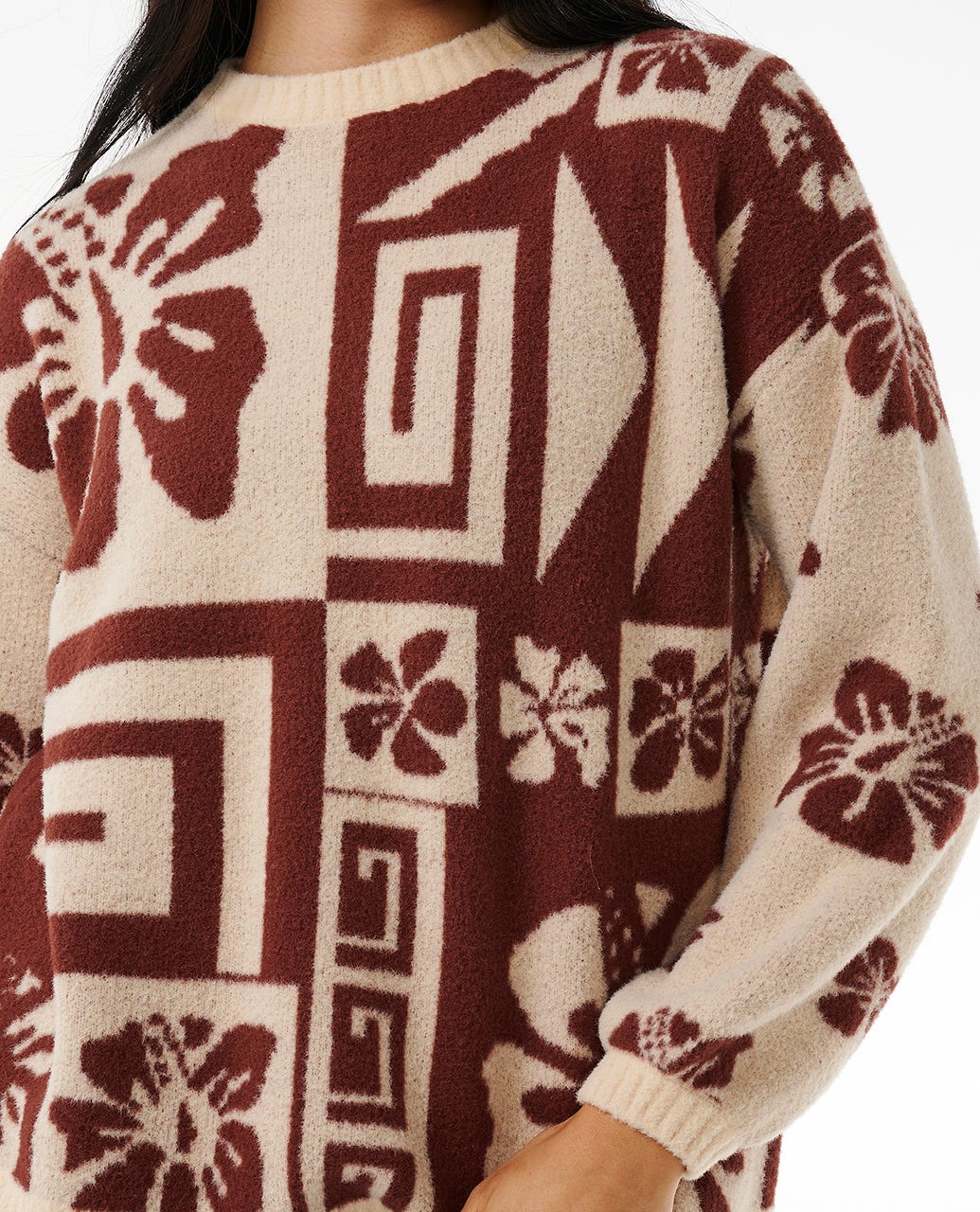 Block Party Jacquard Crew