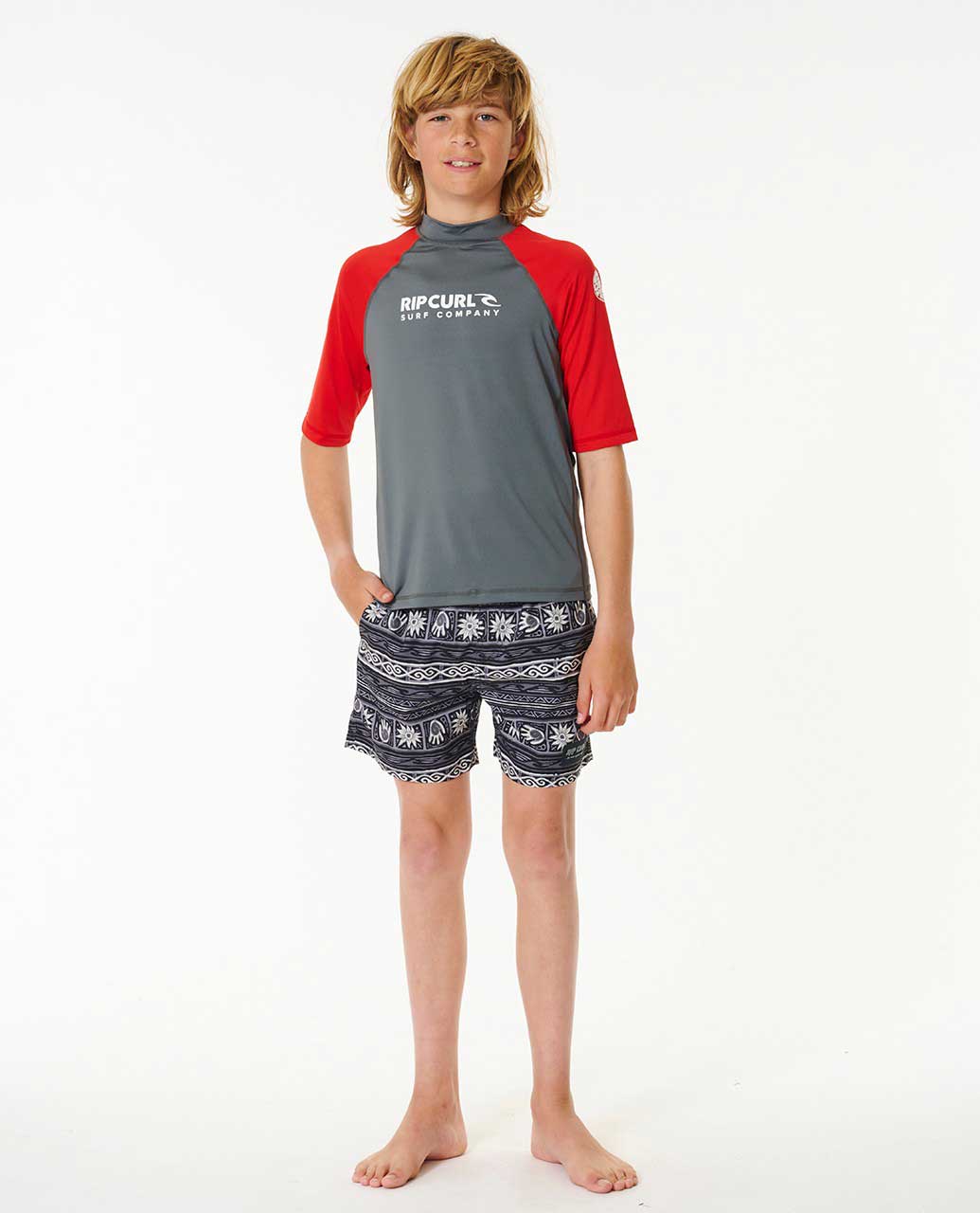 Shock UV Short Sleeve Rash Vest - Boys (8-16 years)